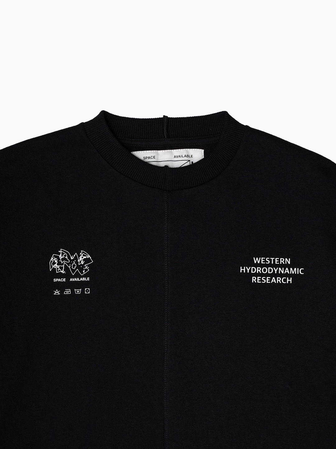 SA X WHR Upcycled Logo Sweatshirt Black