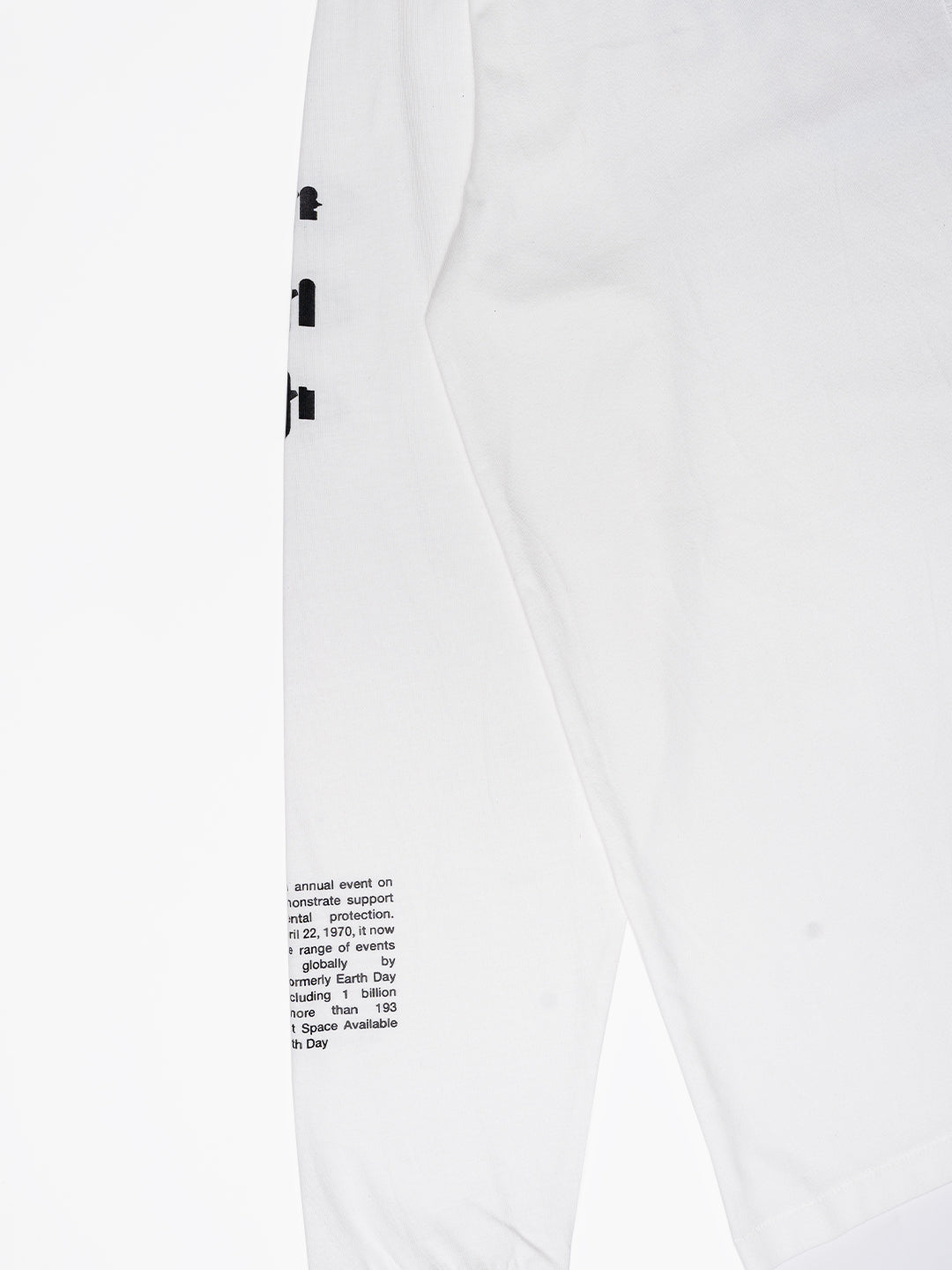 Recycling Studio Long Sleeve T-Shirt White