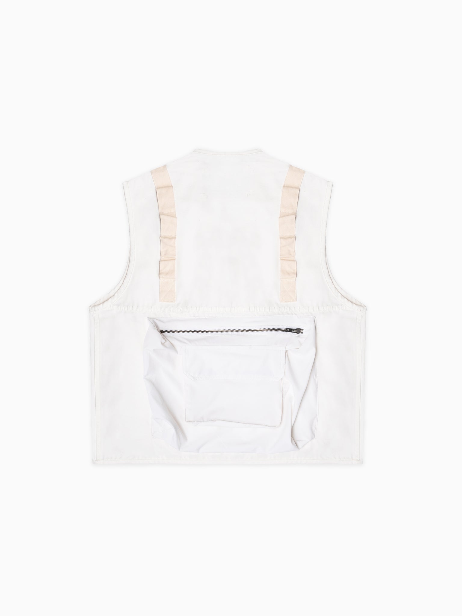 Utility Recycling Vest White