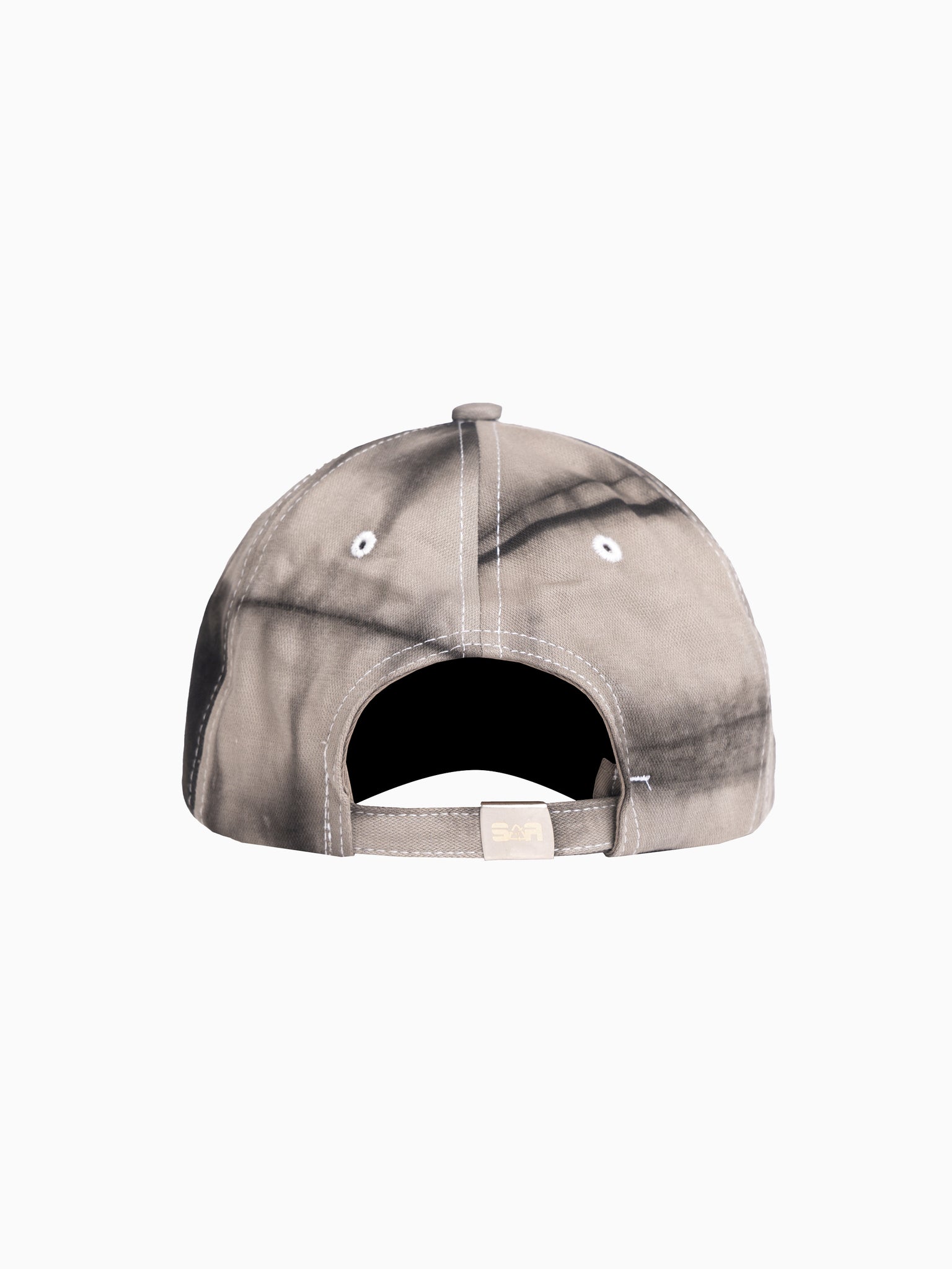 Artisan Circular Design Cap Tie Dye Grey