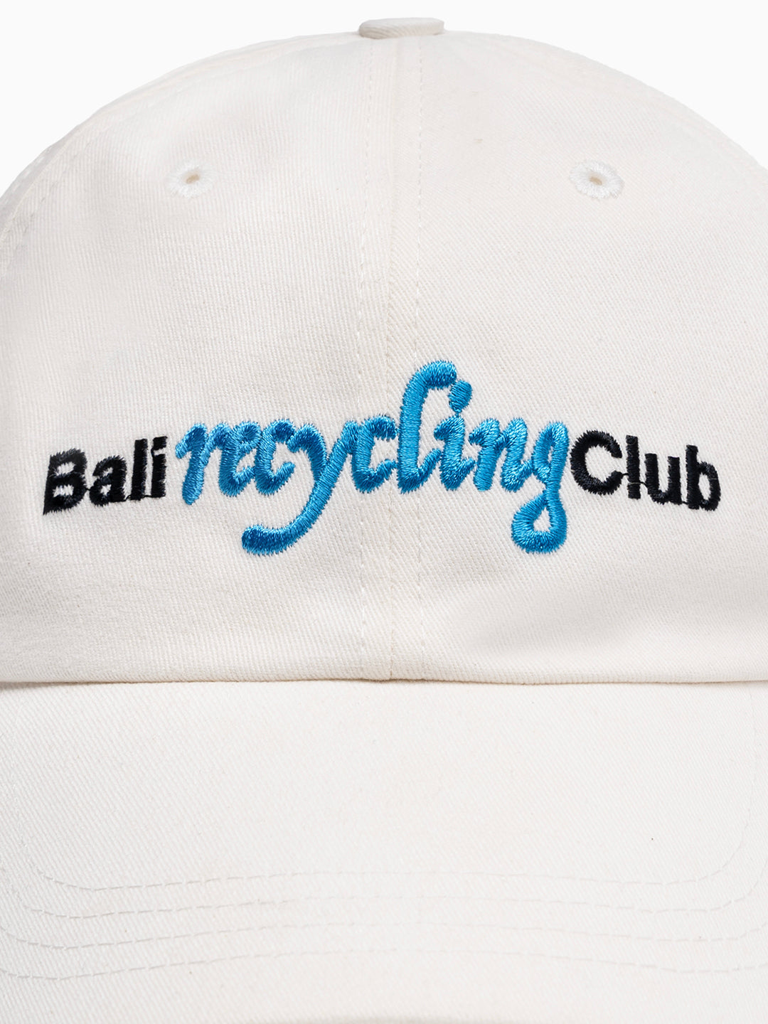 Bali Recycling Club Cap White