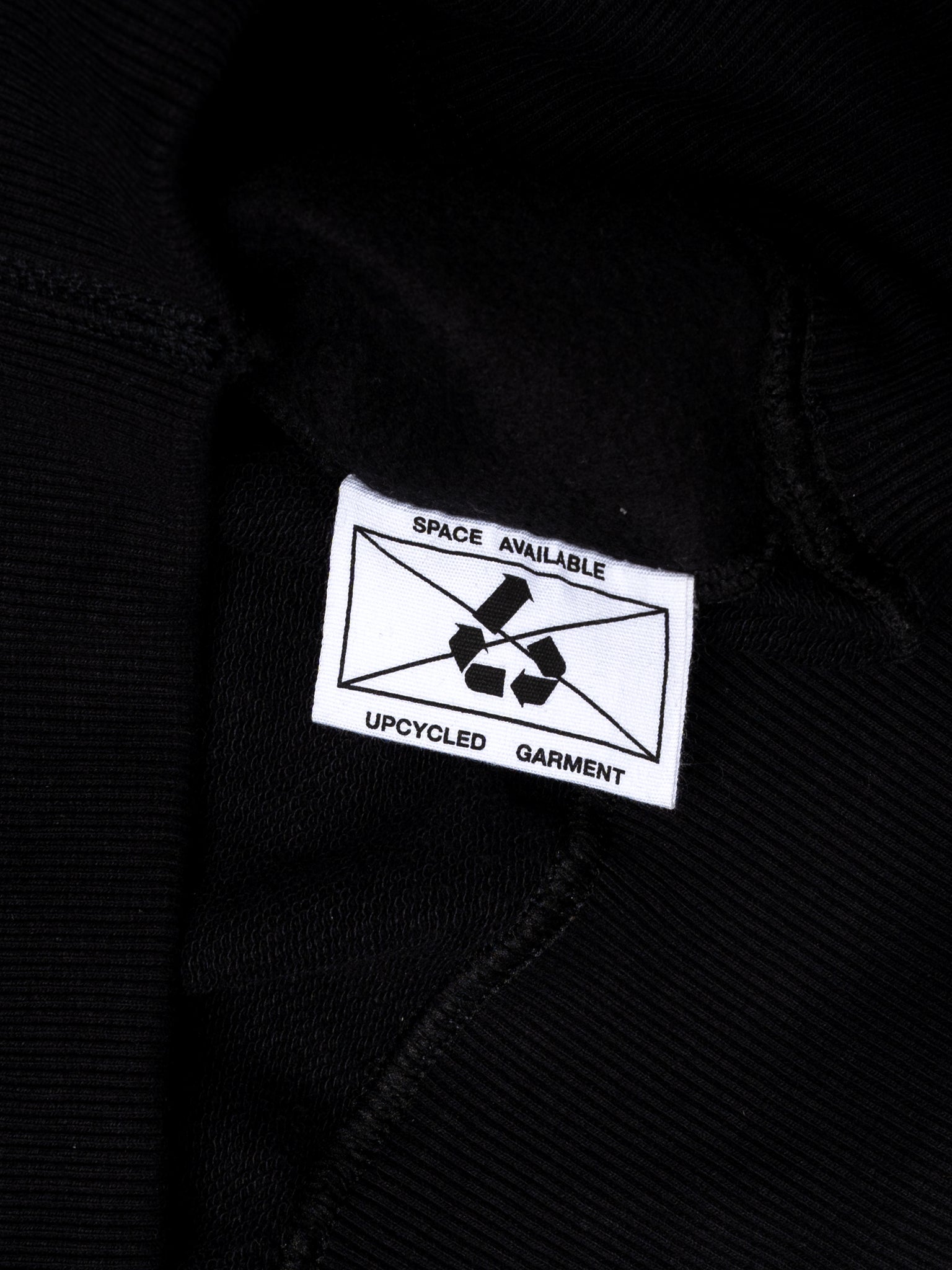 SA X WHR Upcycled Logo Sweatshirt Black