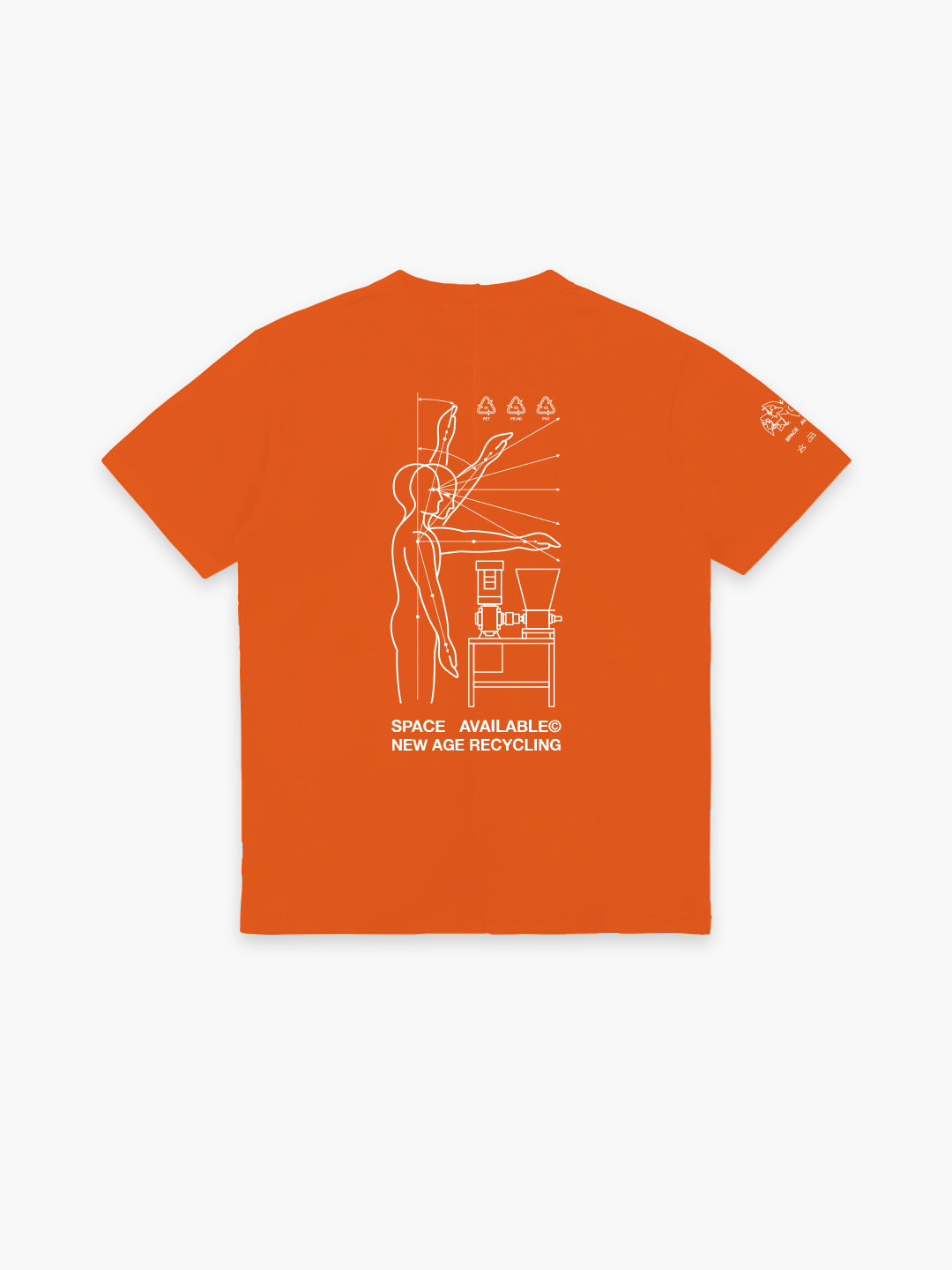 Circular Industries T-shirt Orange