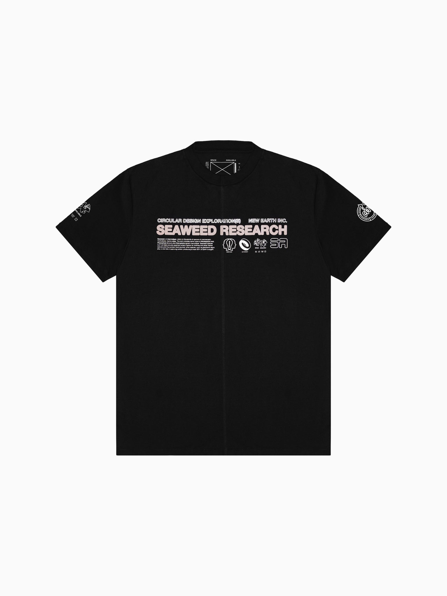 Seaweed Research Tee Black