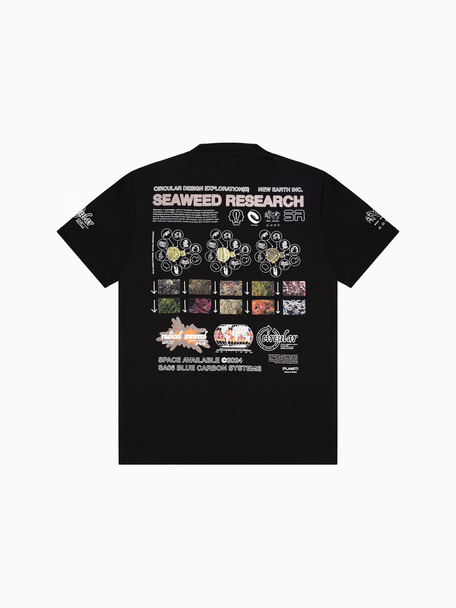 Seaweed Research Tee Black