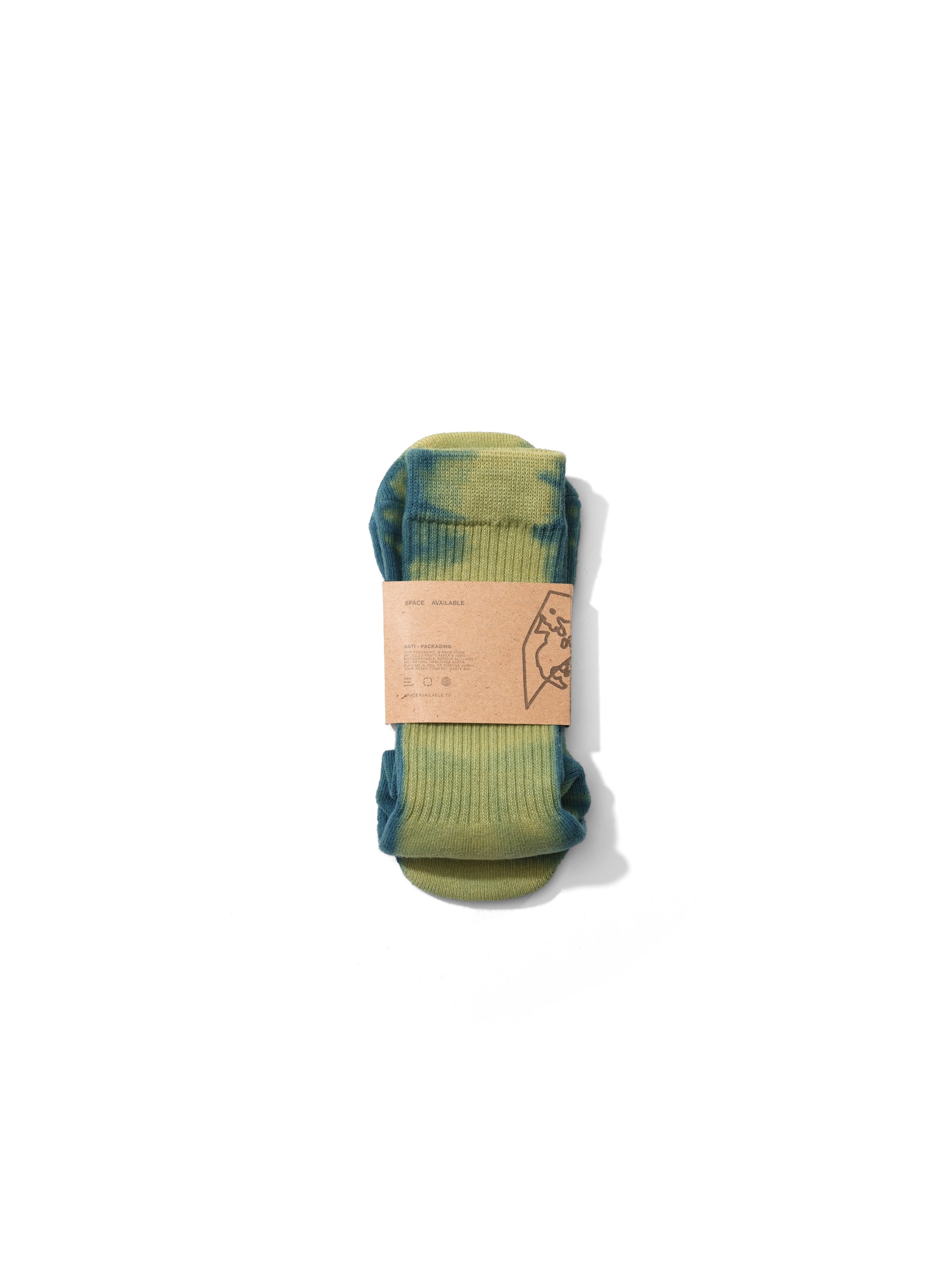 Natural Movement Plant Dye Socks Green