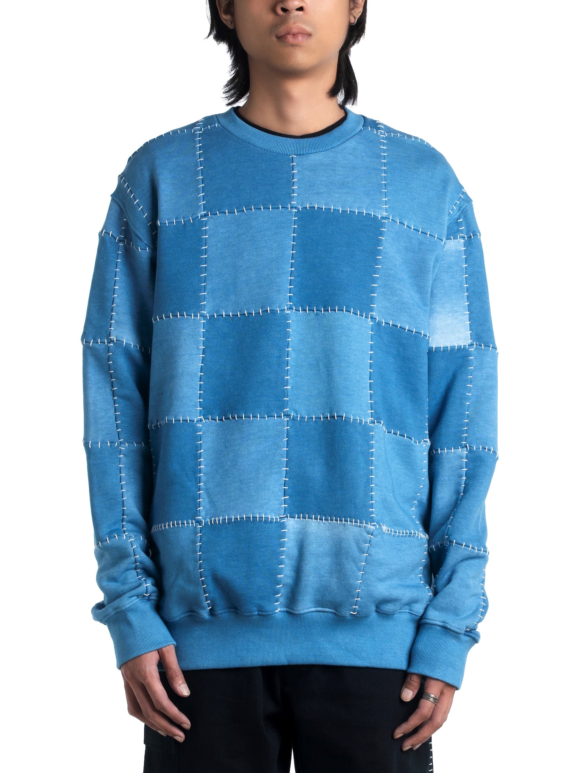 Artisan Patch Sweatshirt Indigo