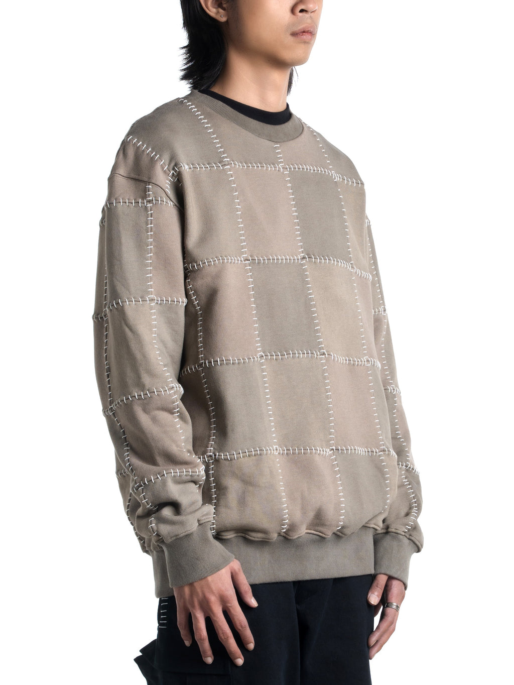 Artisan Patch Sweatshirt Brown