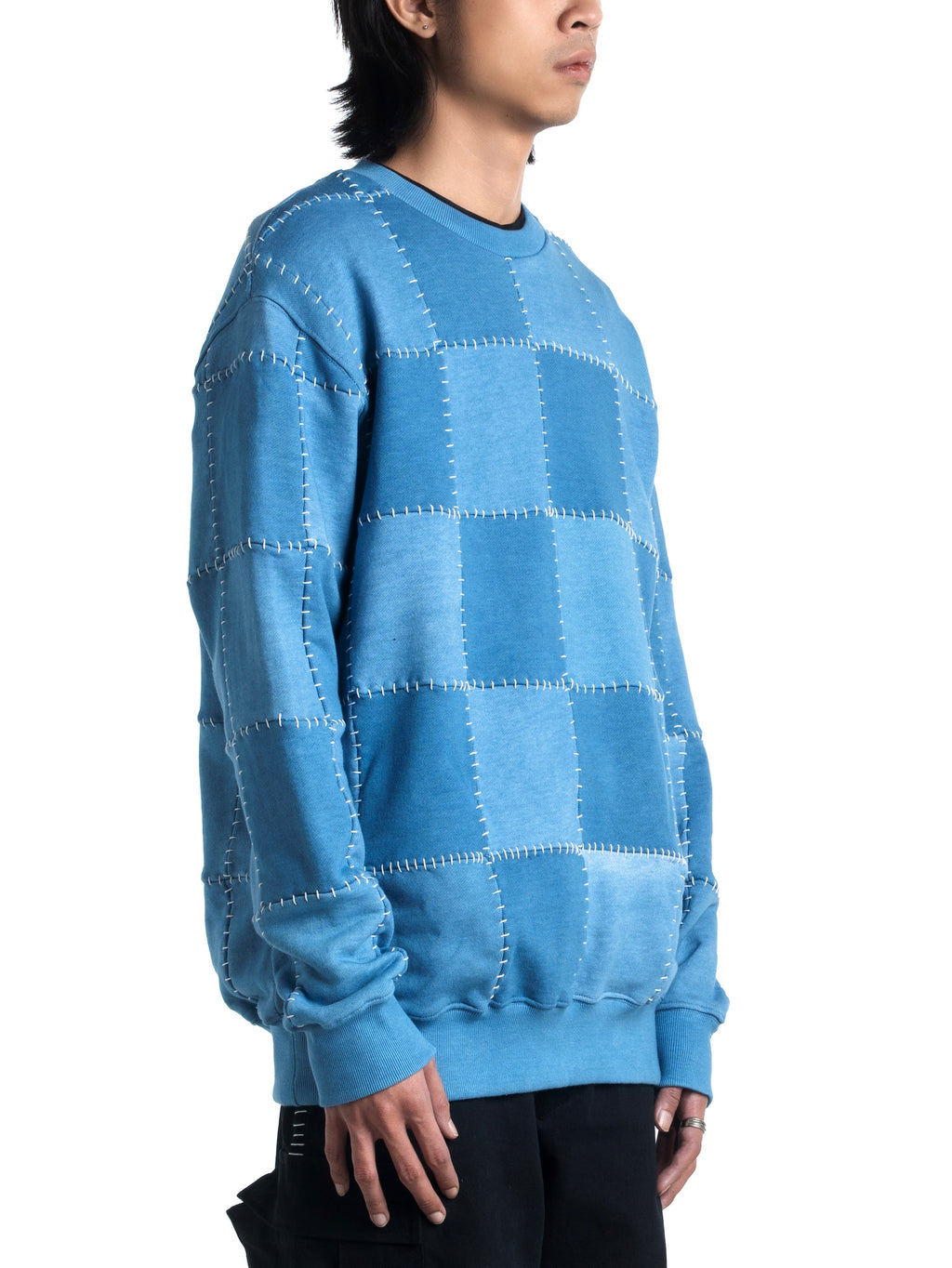 Artisan Patch Sweatshirt Indigo