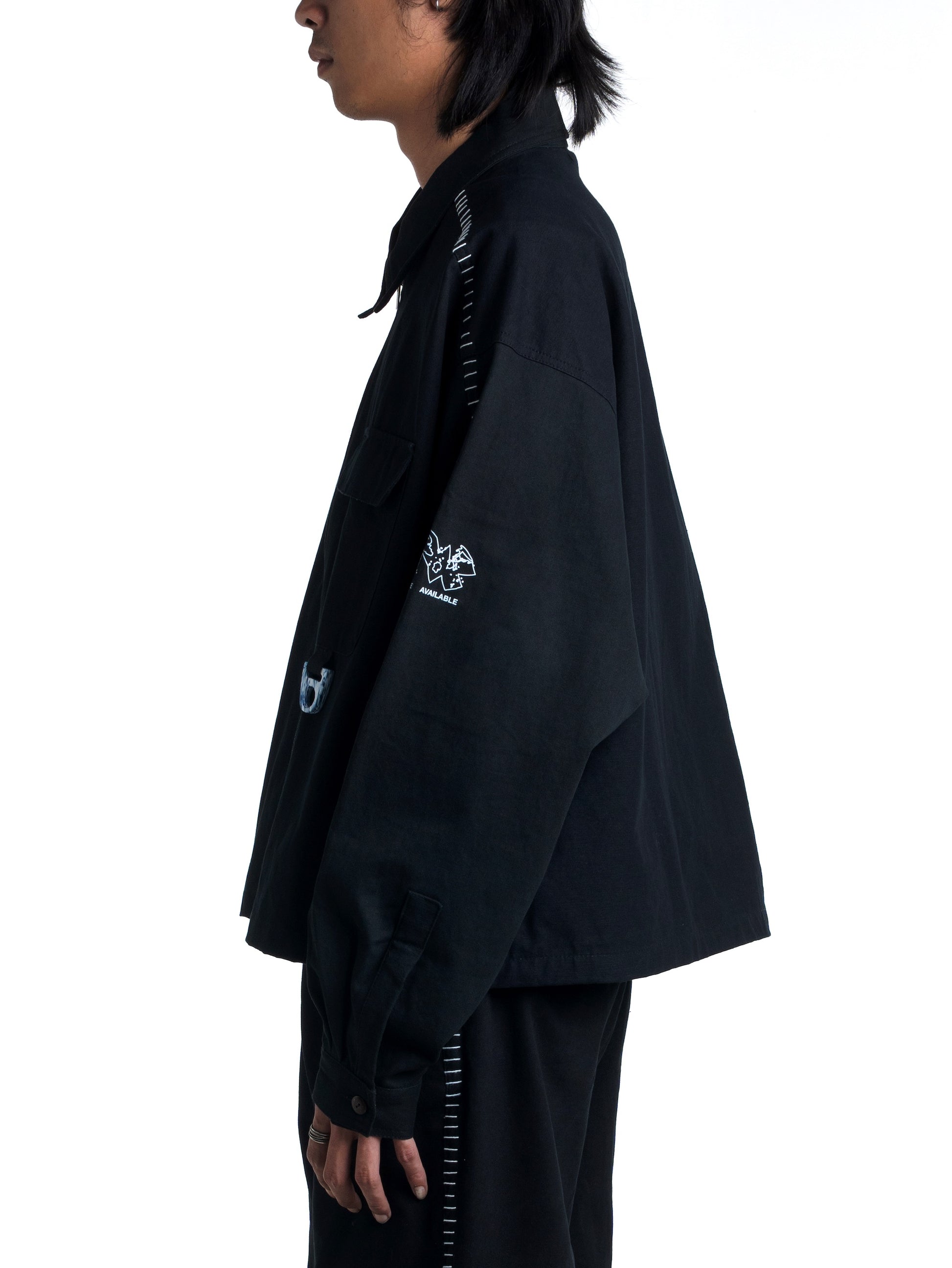 Recycling Uniform Work Jacket Black