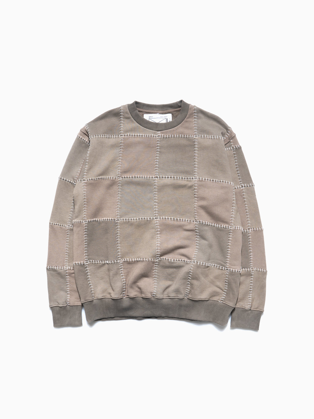Artisan Patch Sweatshirt Brown