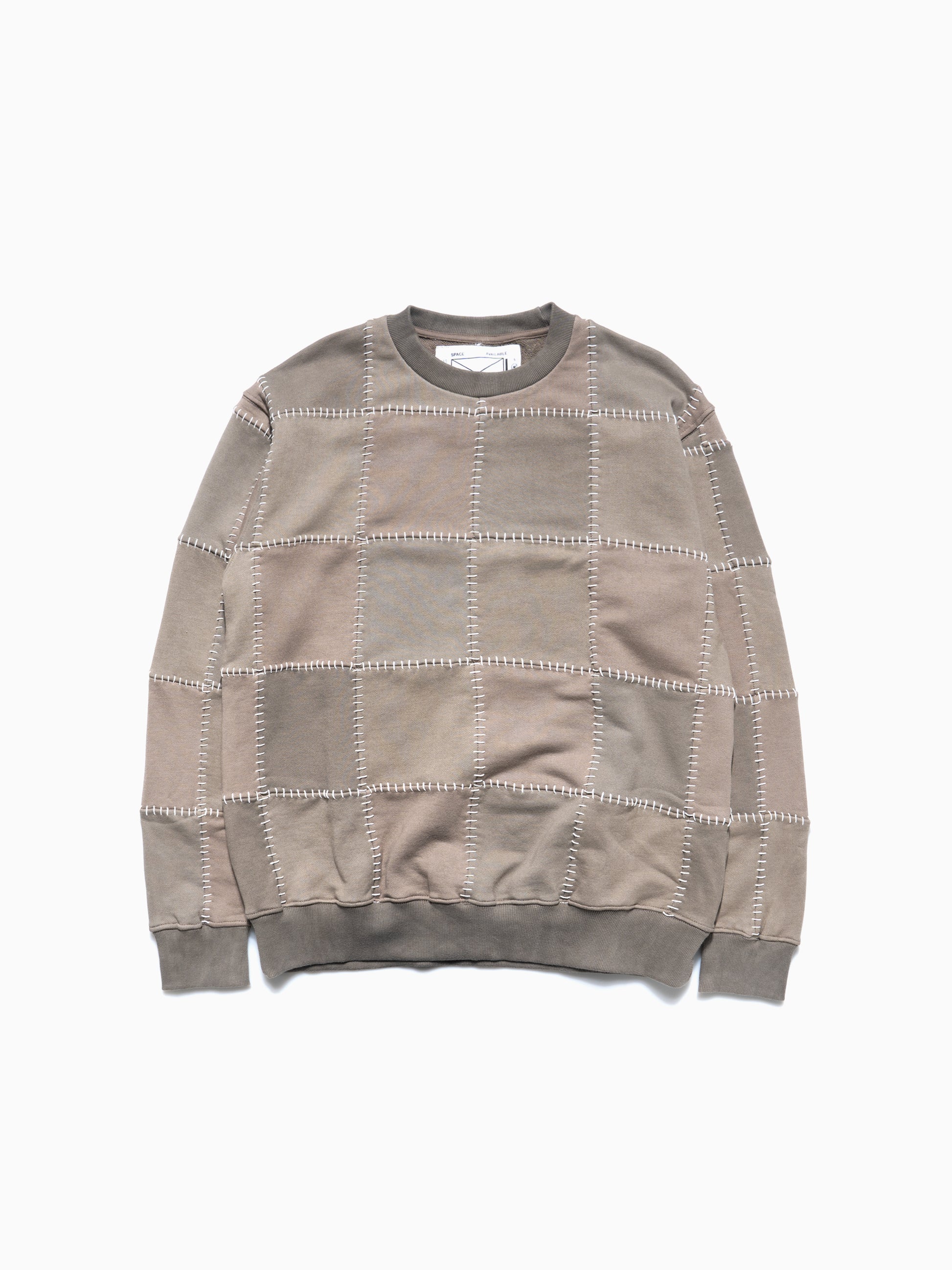 Artisan Patch Sweatshirt Brown