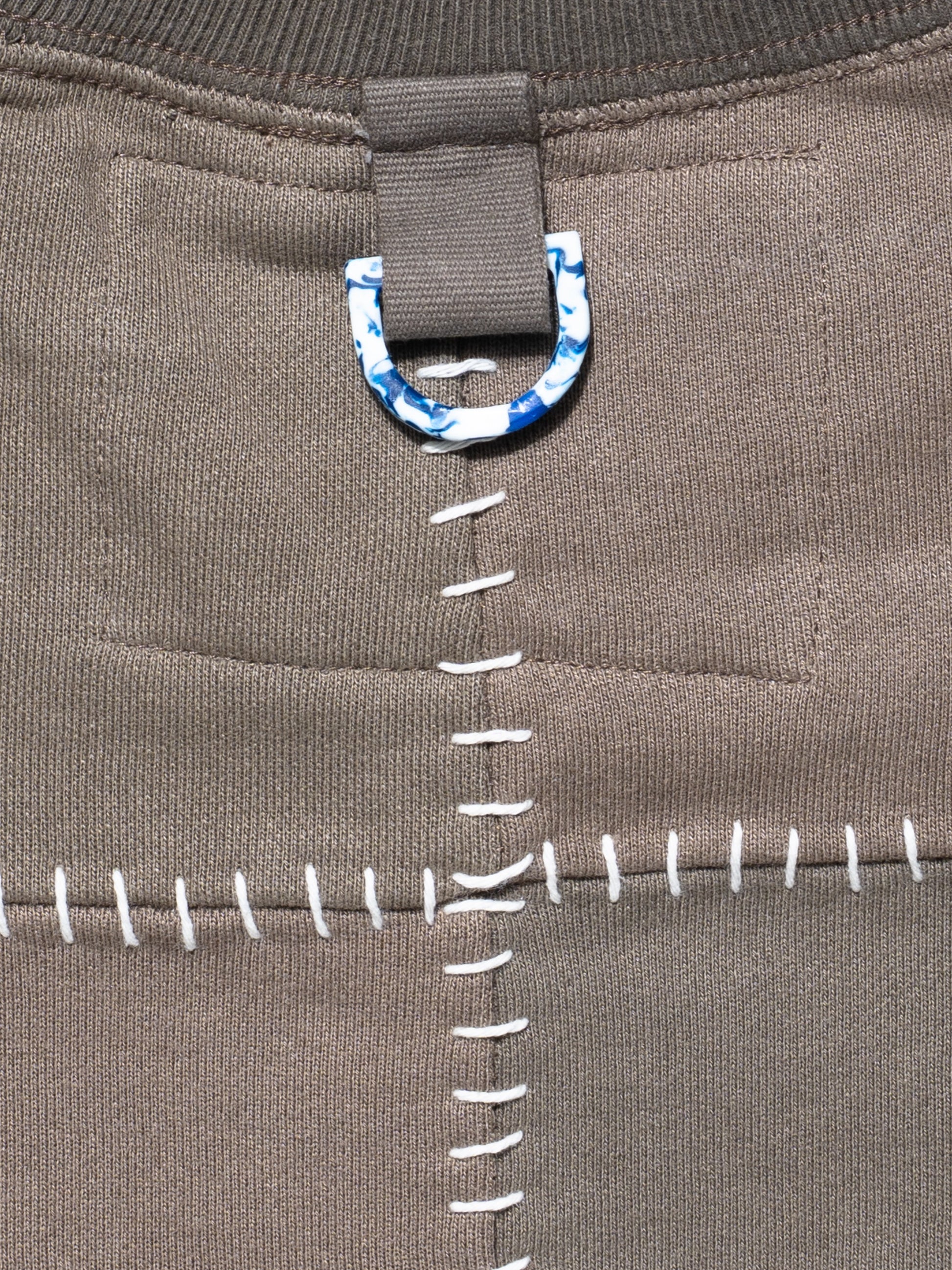 Artisan Patch Sweatshirt Brown