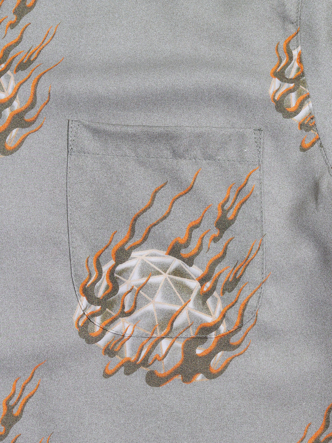 EARTH DOME ON FIRE SHIRT