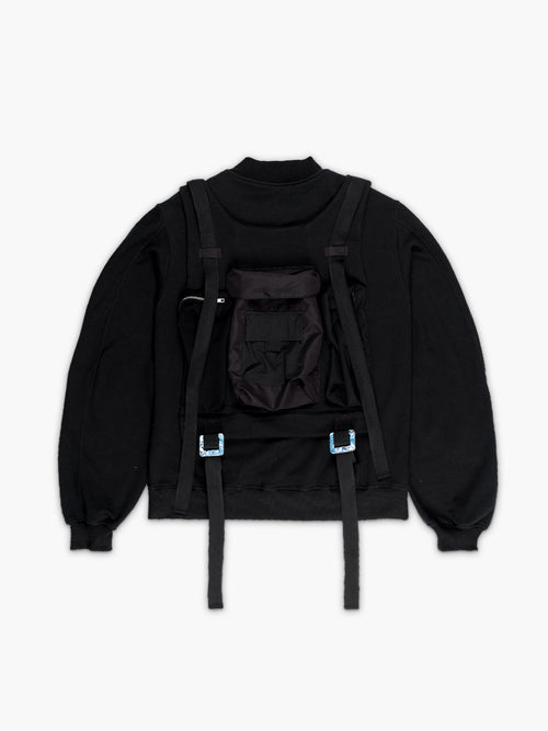 Recycling Parachute Jacket Black