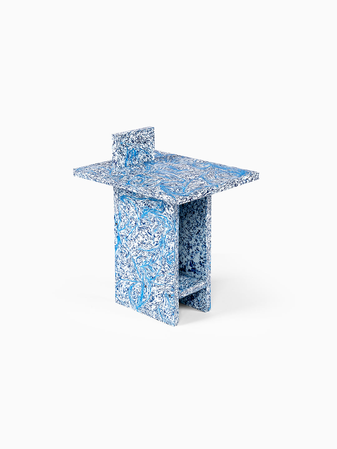 Self-Assembly Stool Blue