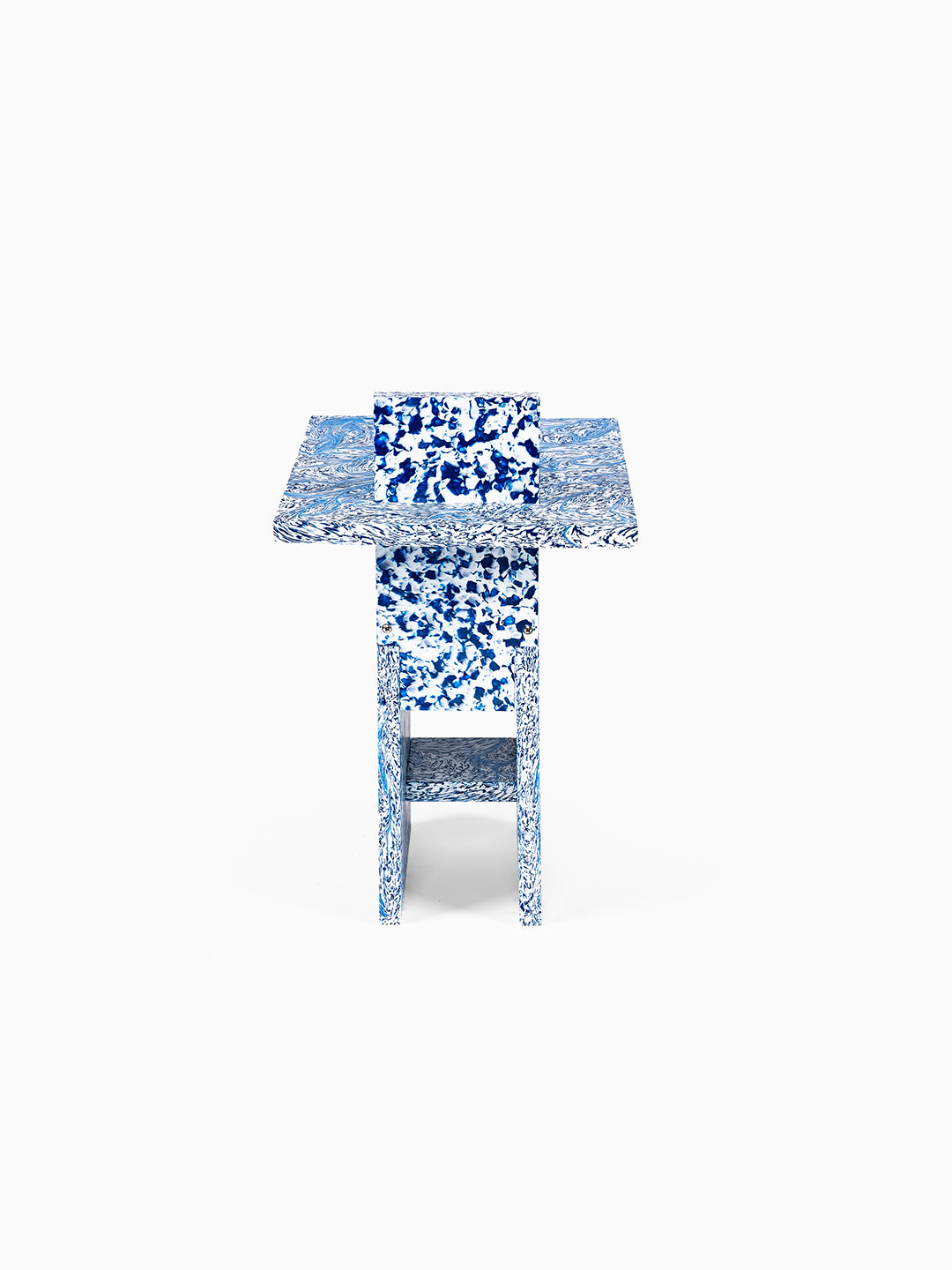 Self-Assembly Stool Blue