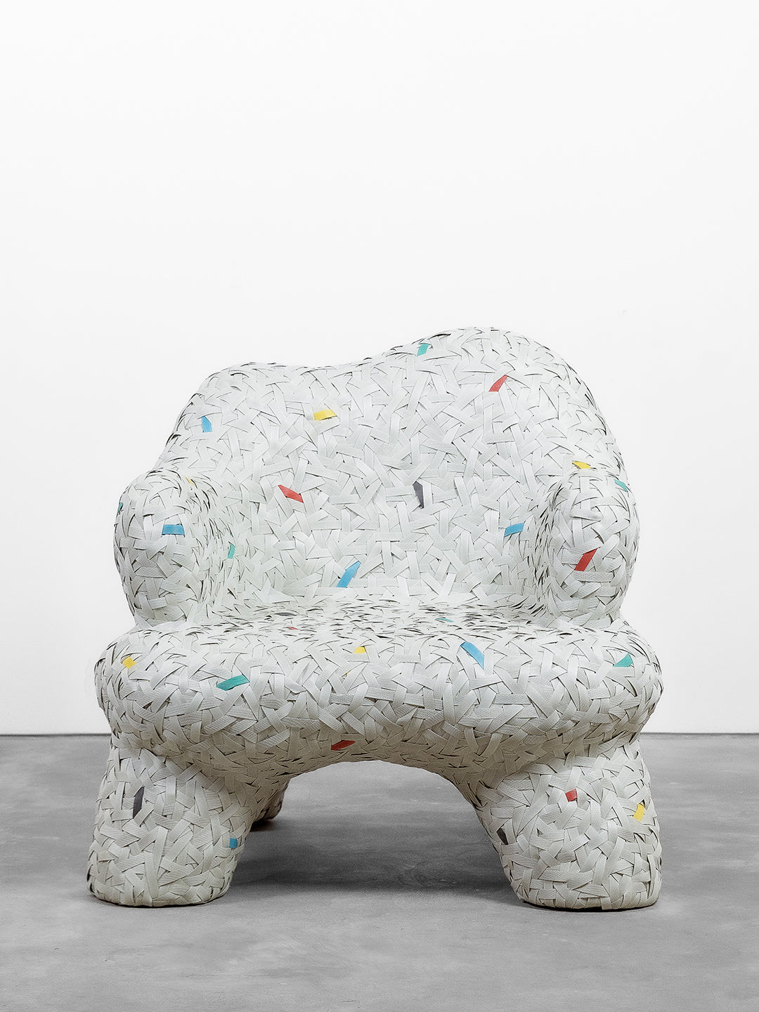 Artisanal Woven Chair White