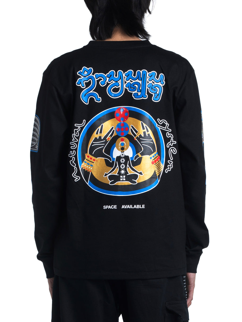 Natural System Long Sleeve Tee Black