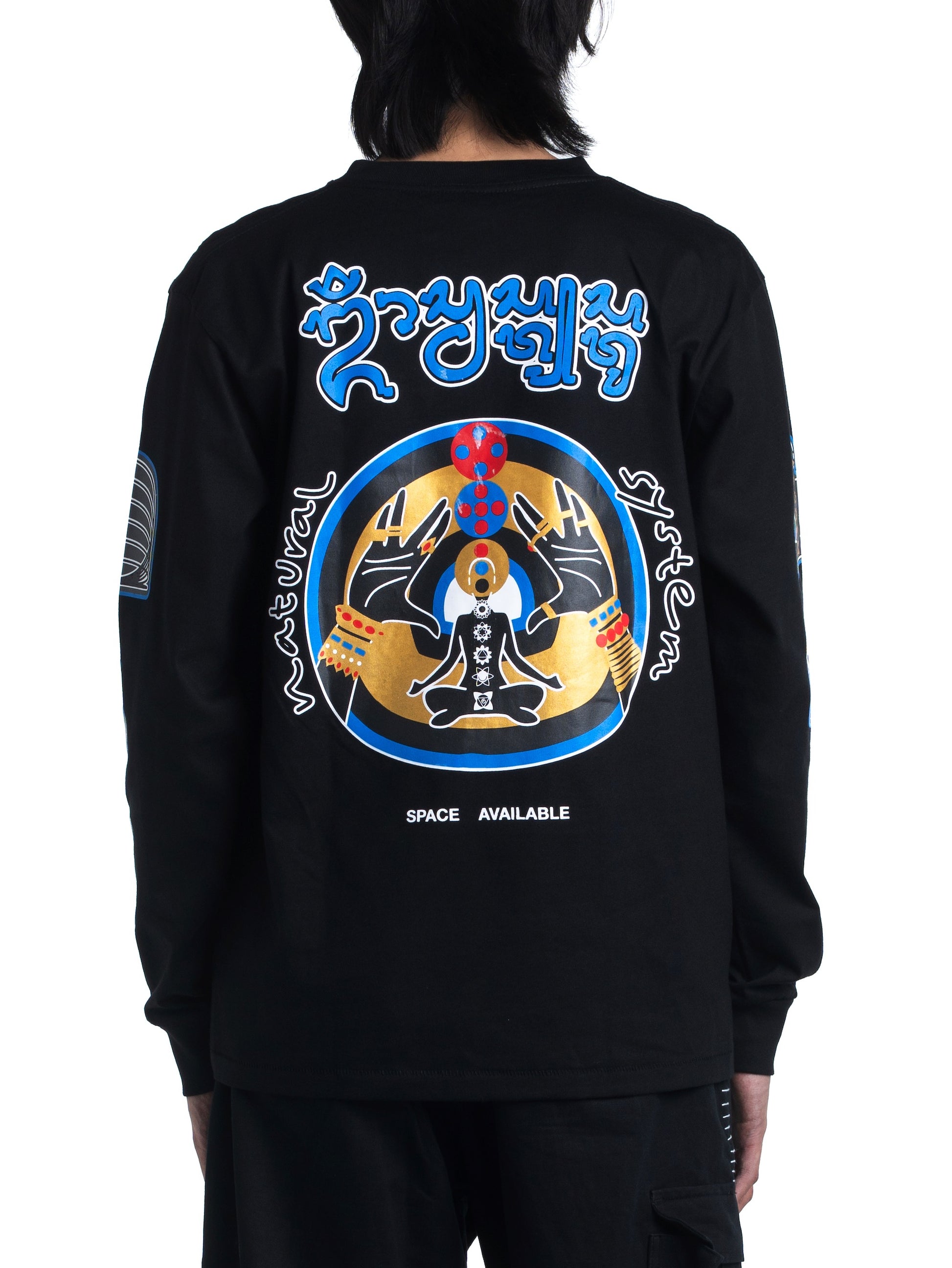 Natural System Long Sleeve Tee Black