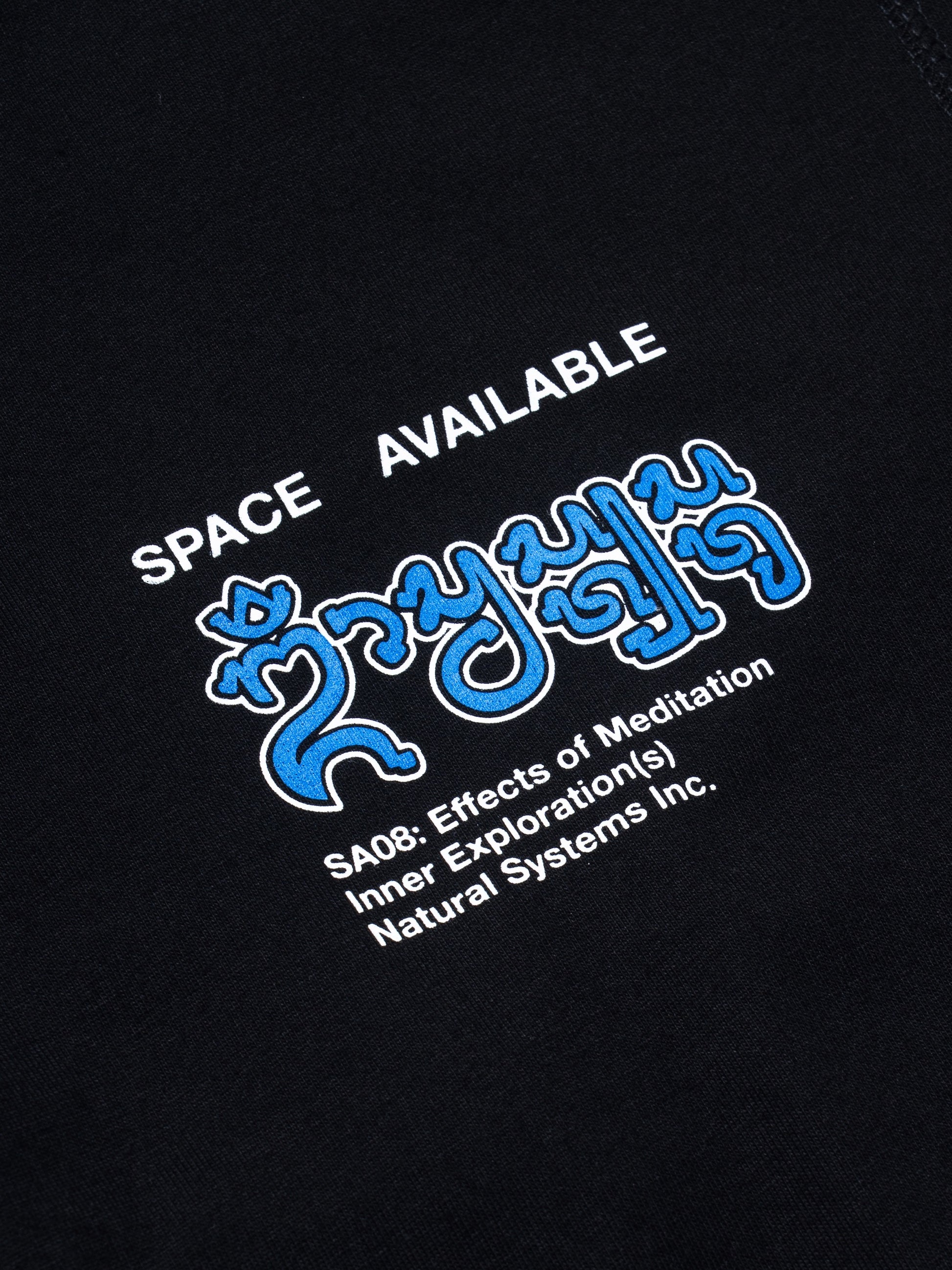 Natural System Long Sleeve Tee Black