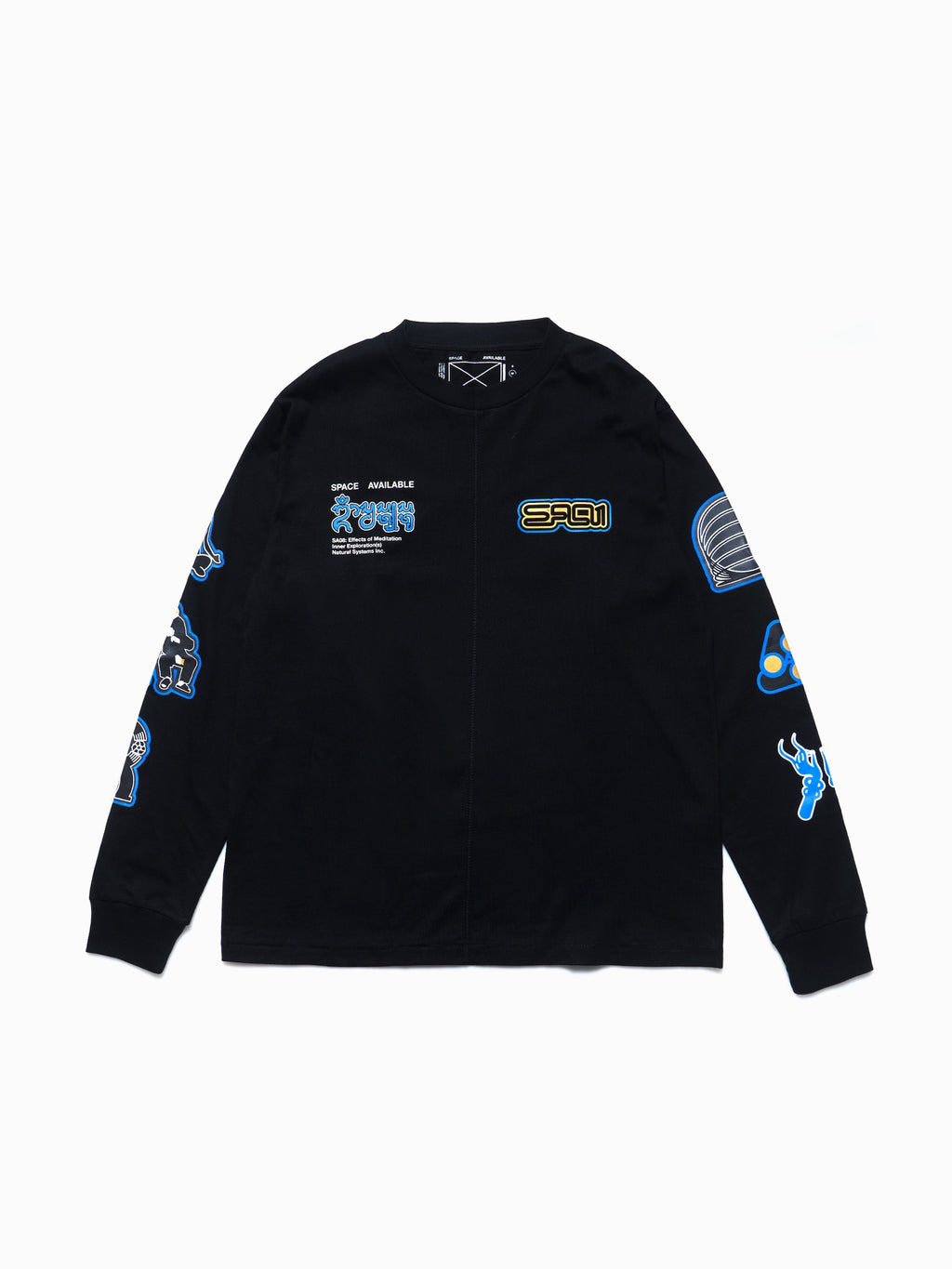 Natural System Long Sleeve Tee Black