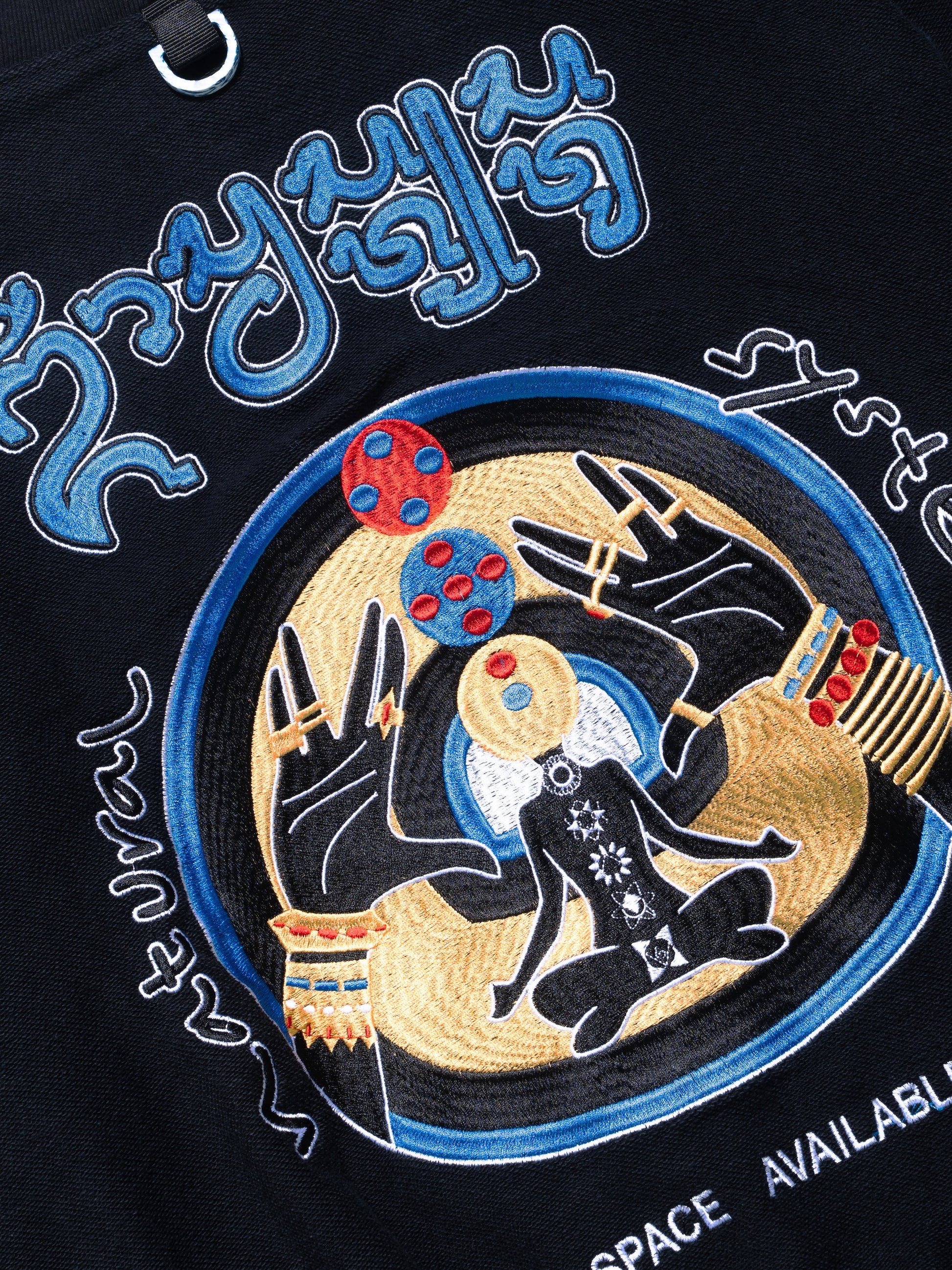 Natural System Varsity Jacket Black