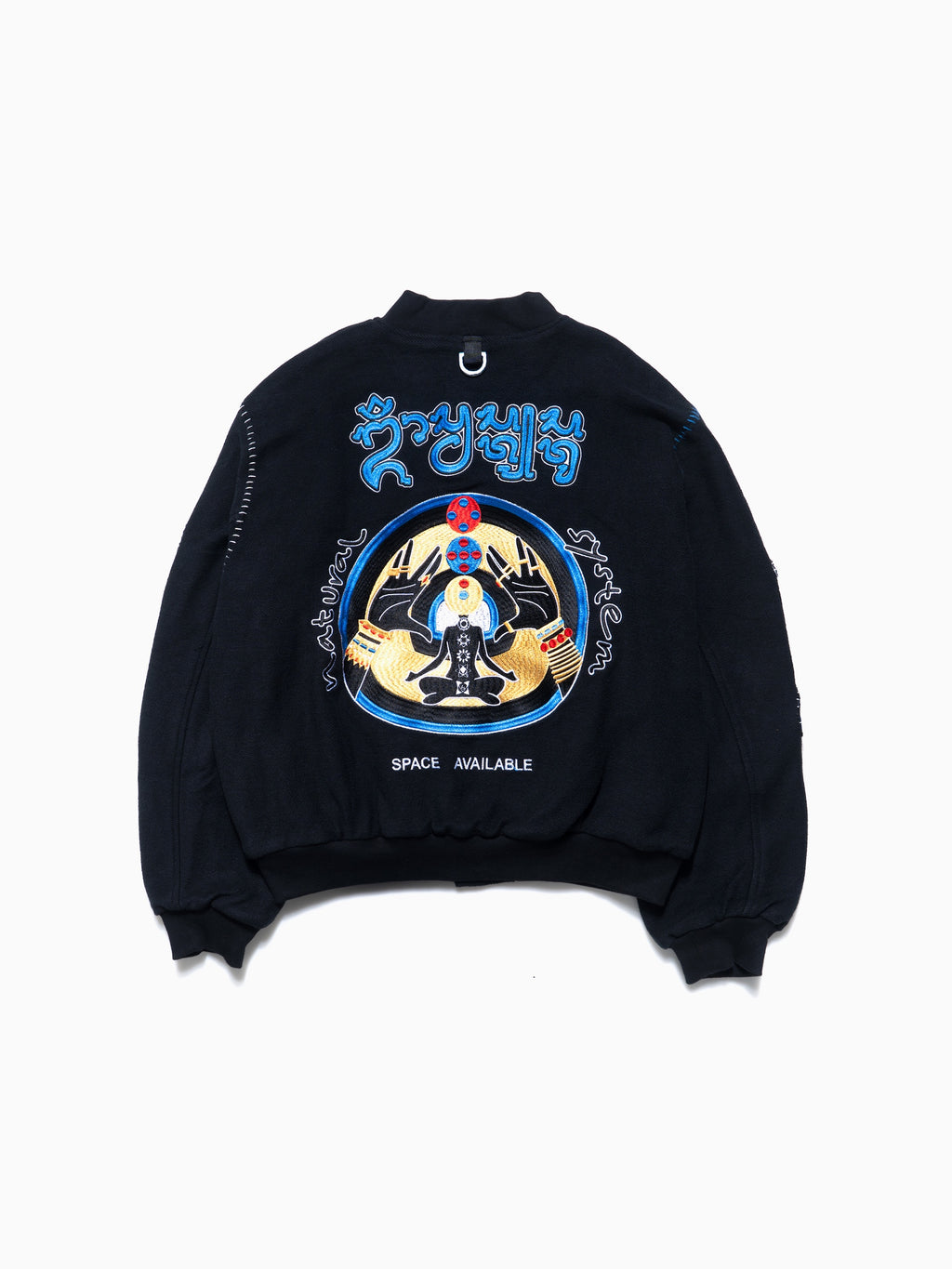 Natural System Varsity Jacket Black