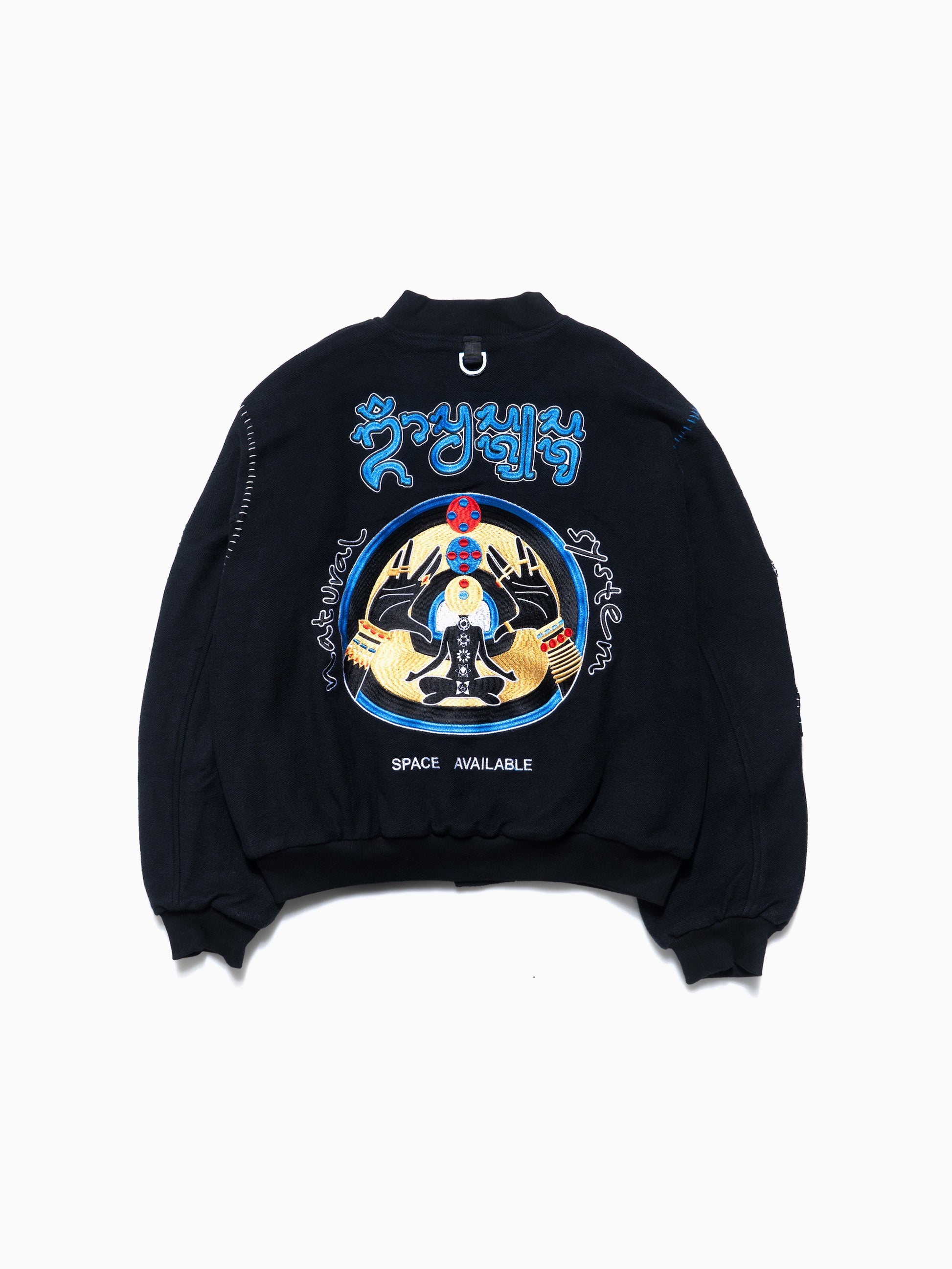 Natural System Varsity Jacket Black