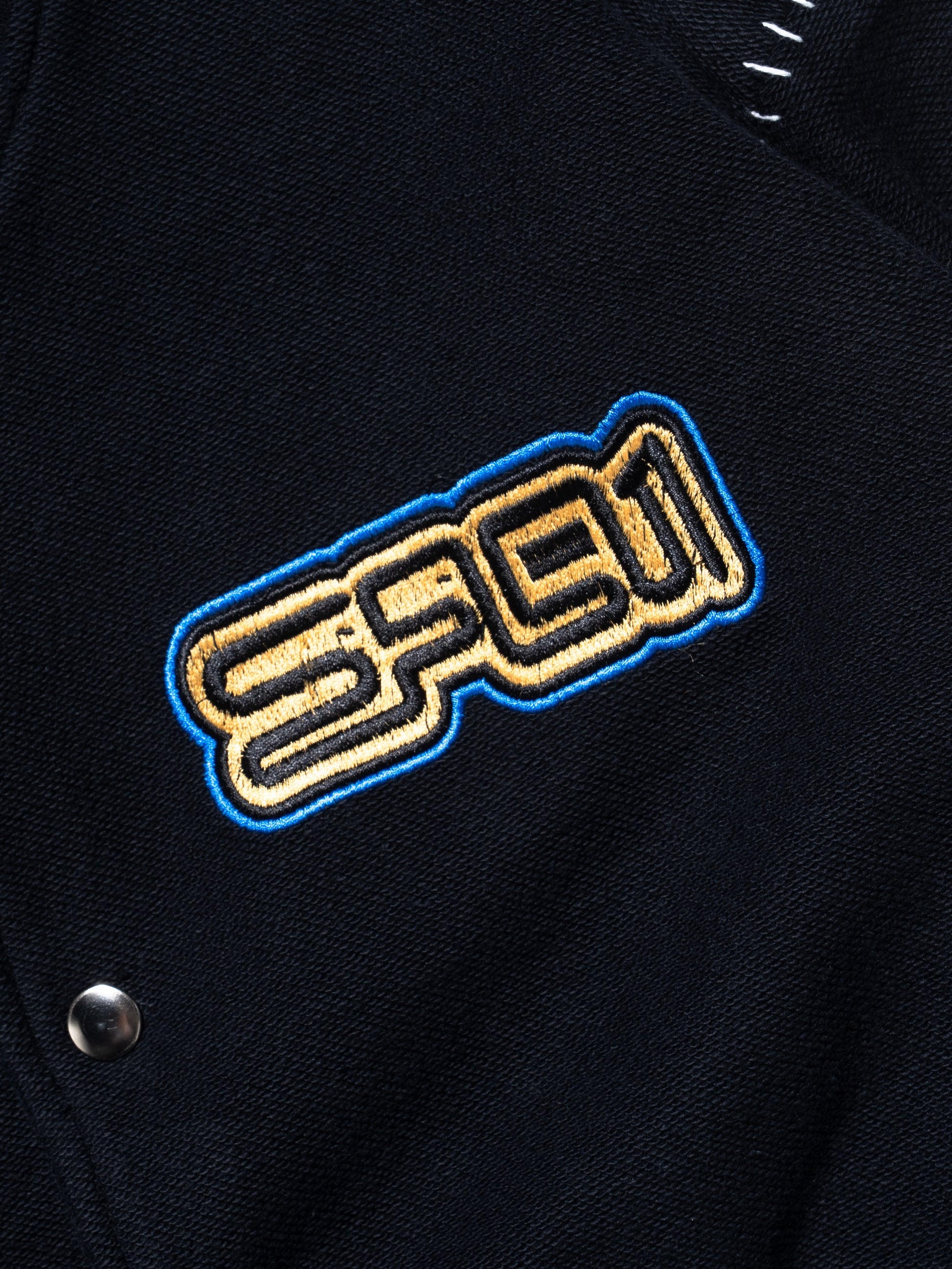 Natural System Varsity Jacket Black