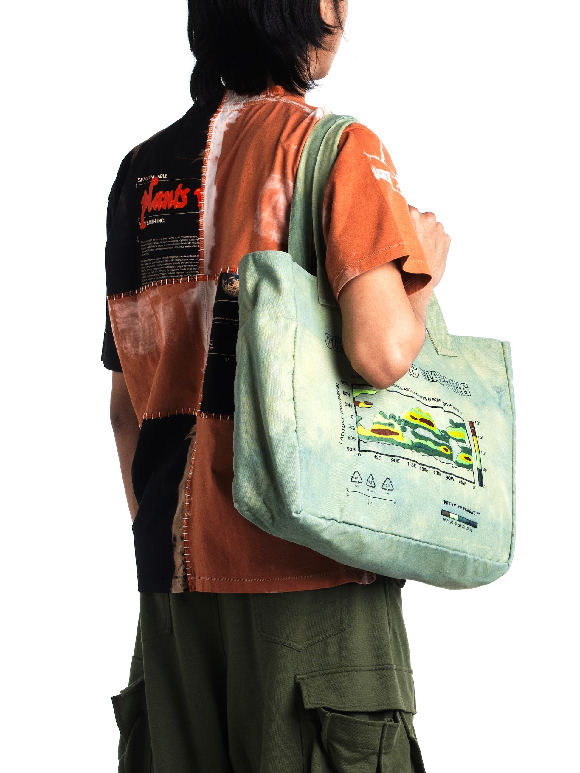 Ocean Mapping Bag Green