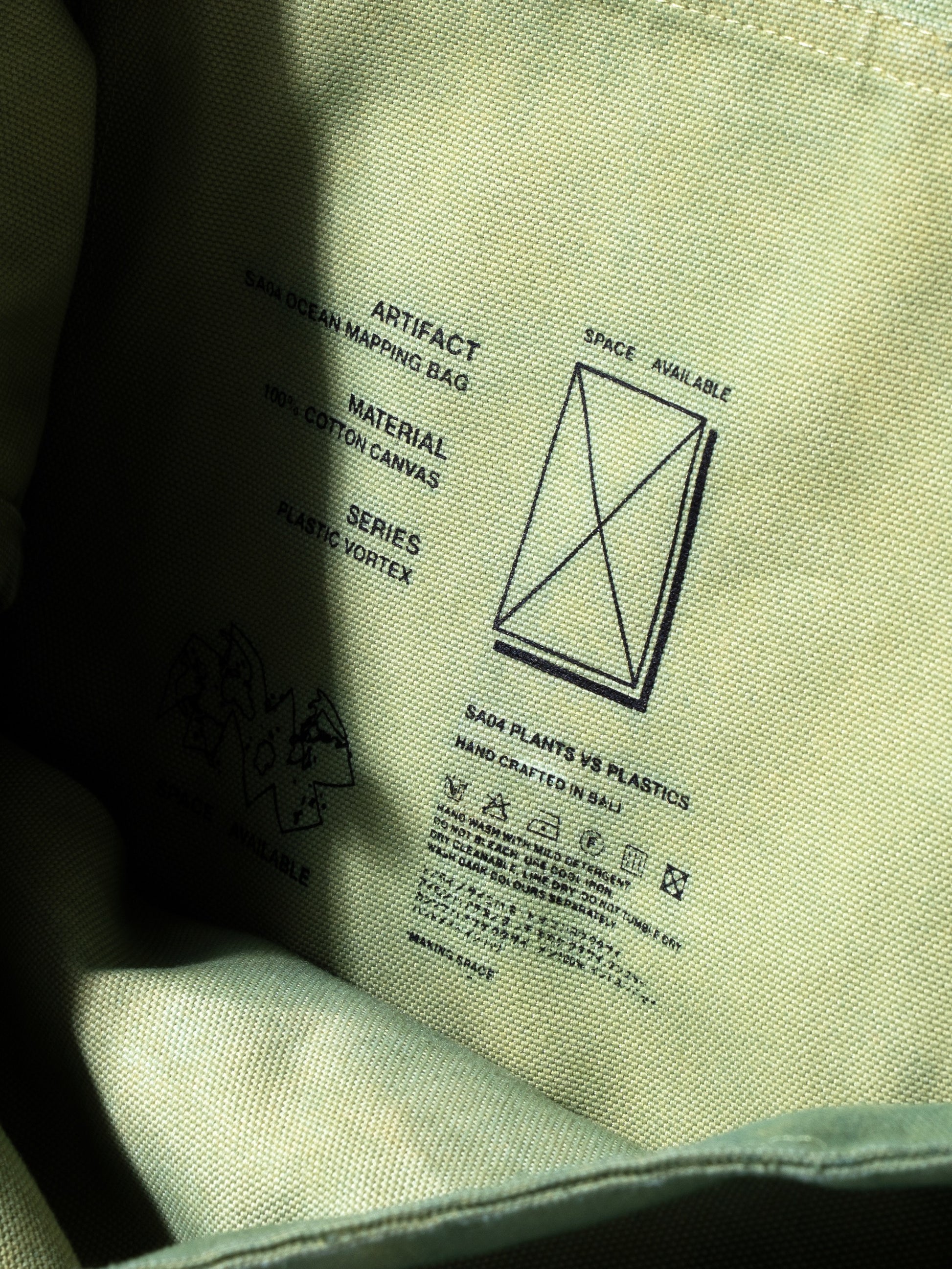 Ocean Mapping Bag Green