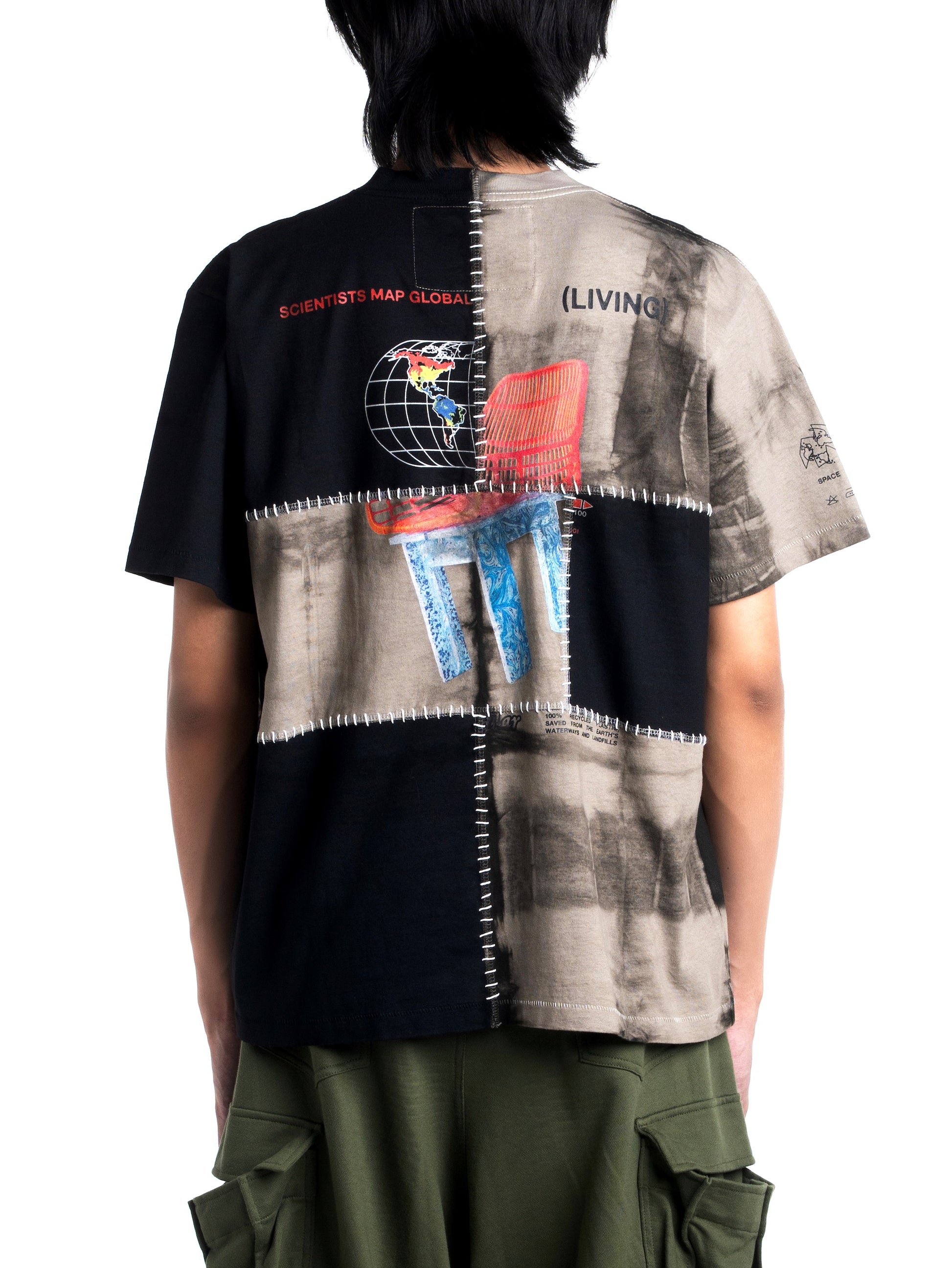 Upcycled Plant Dye Tee Grey