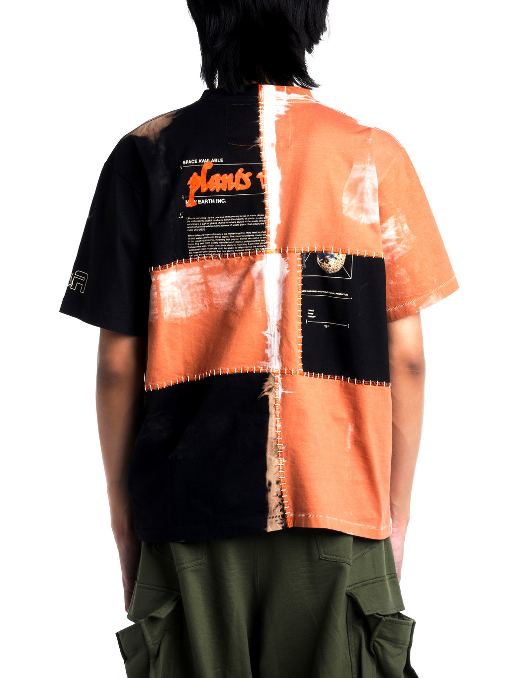 Upcycled Plant Dye Tee Orange