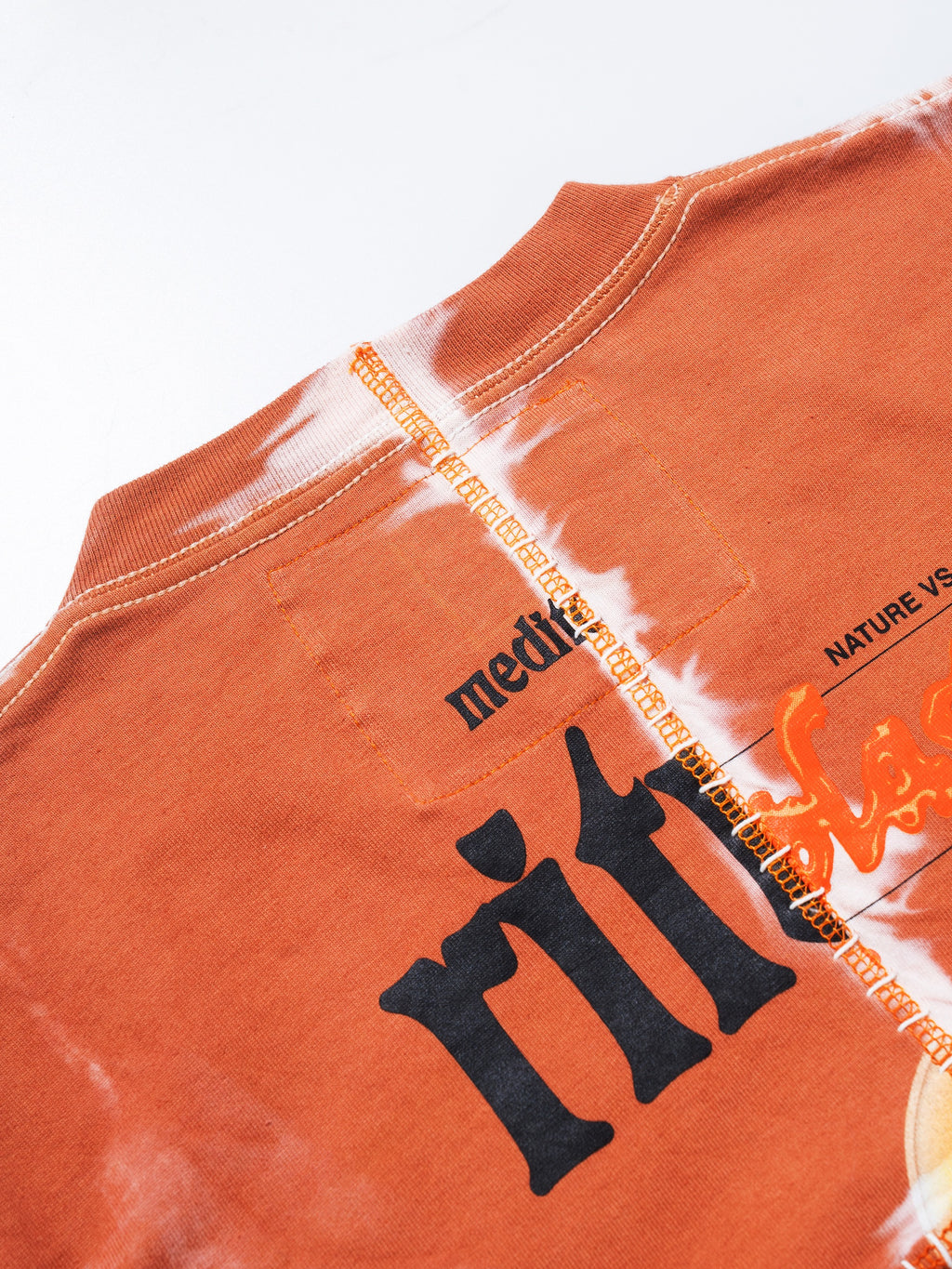 Upcycled Plant Dye Tee Orange