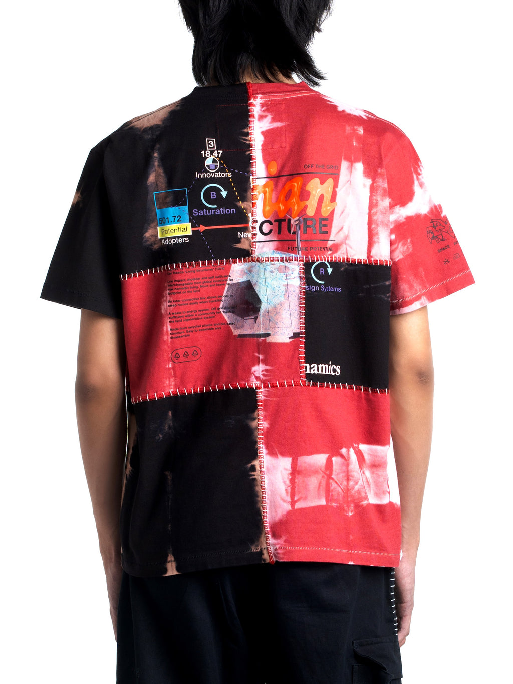 Upcycled Plant Dye Tee Red