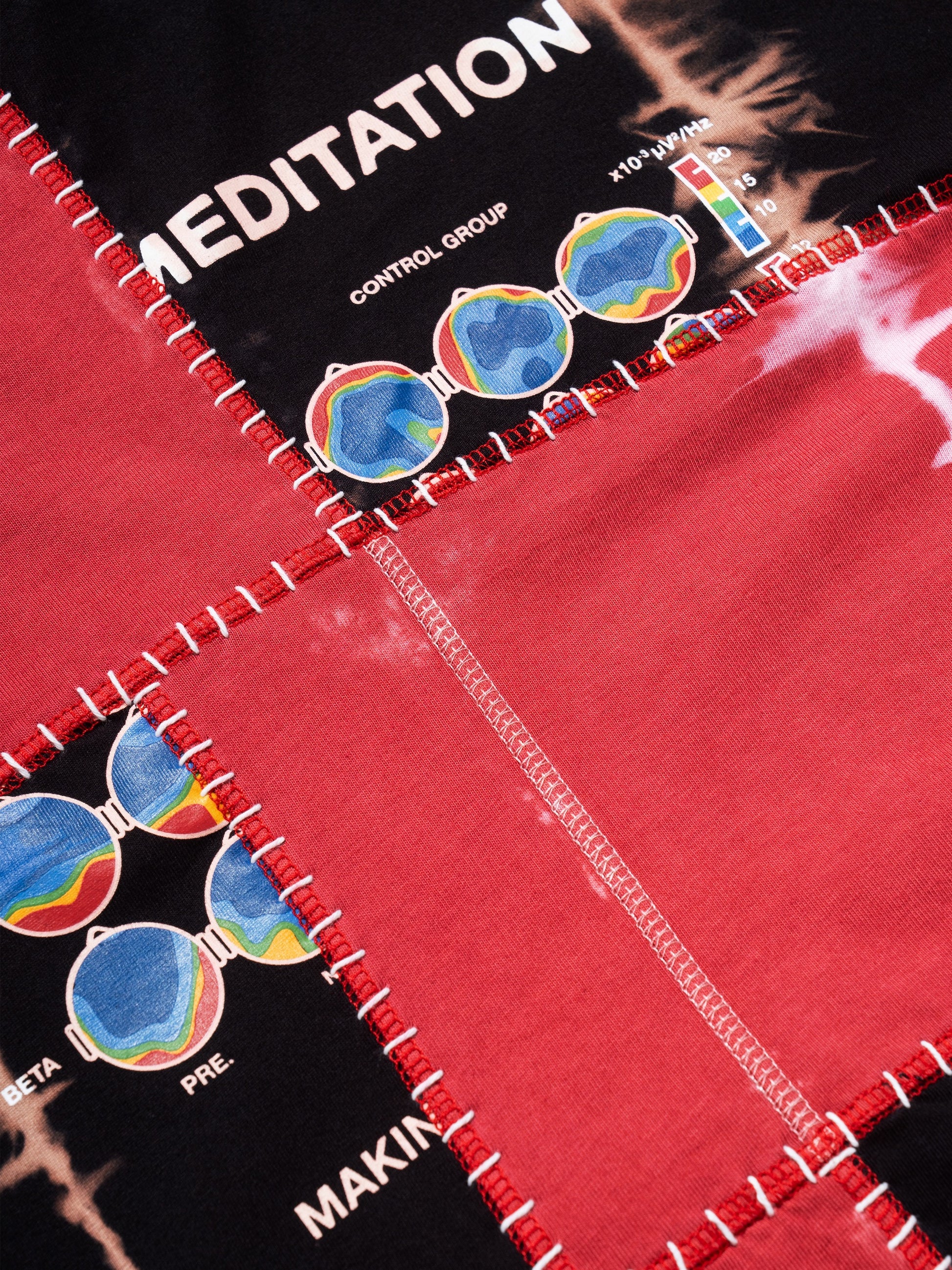 Upcycled Plant Dye Tee Red