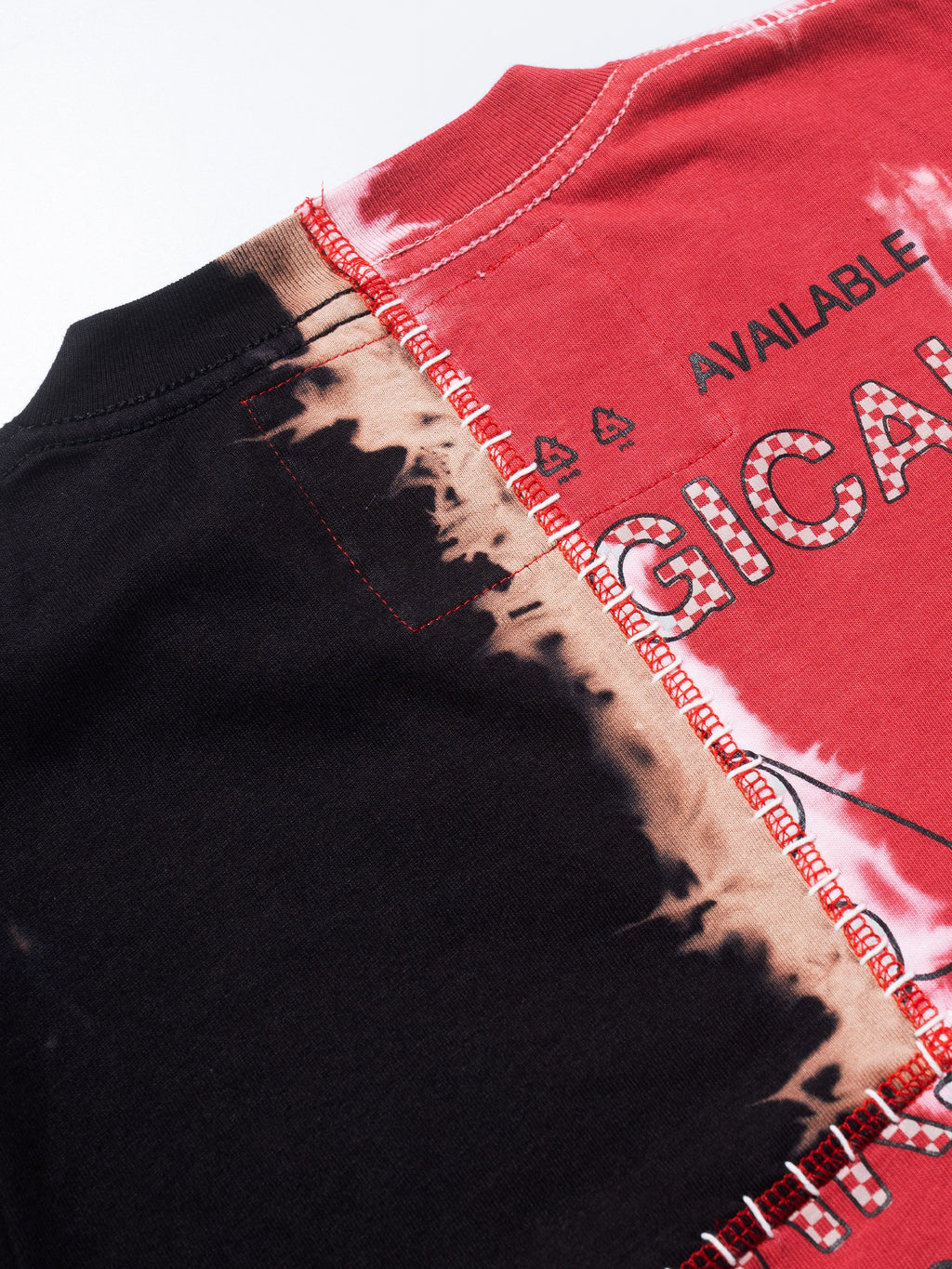 Upcycled Plant Dye Tee Red