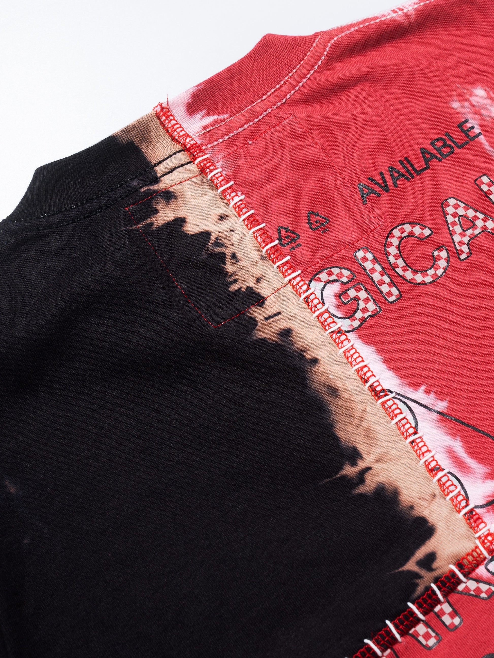 Upcycled Plant Dye Tee Red