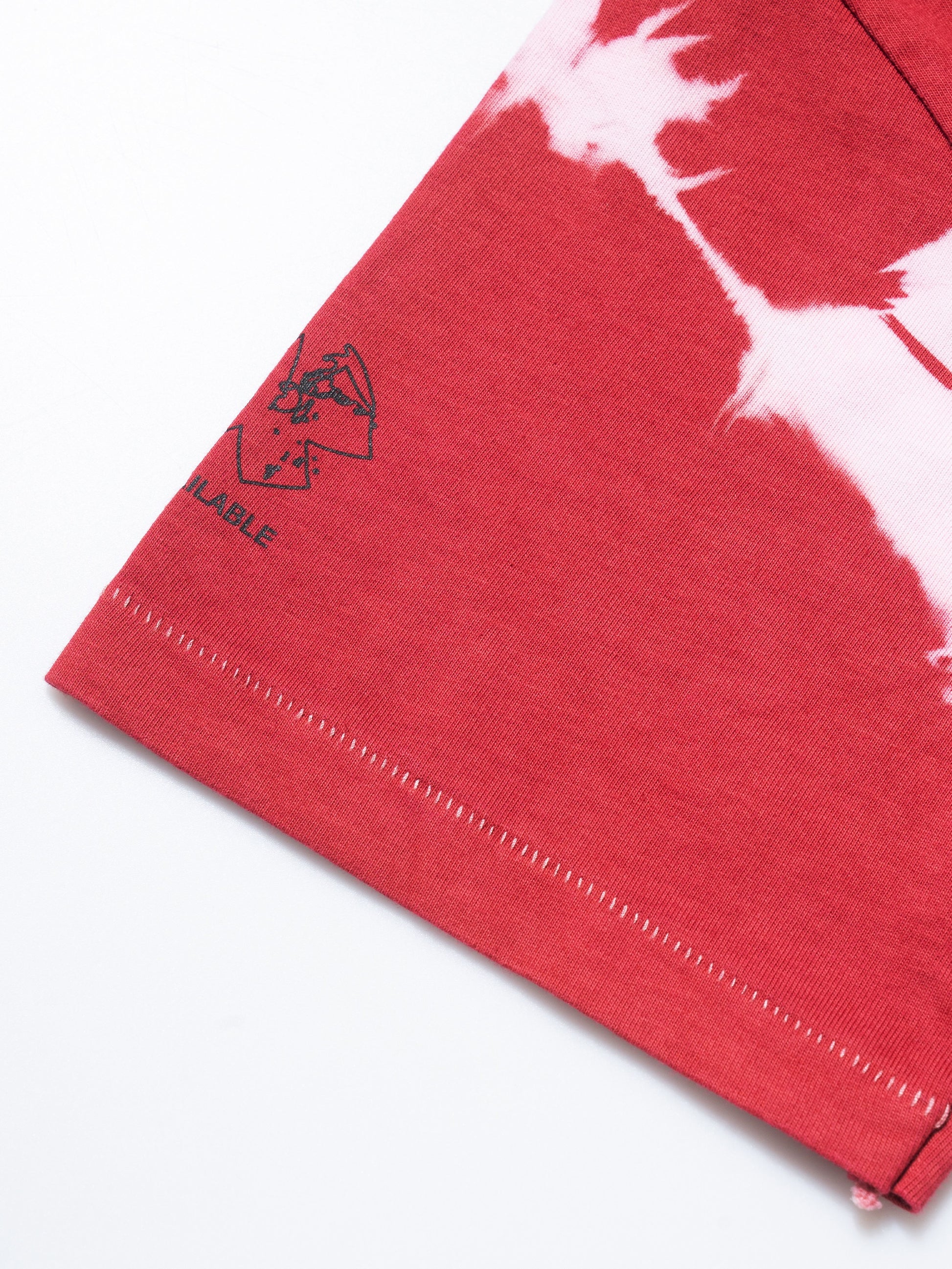 Upcycled Plant Dye Tee Red