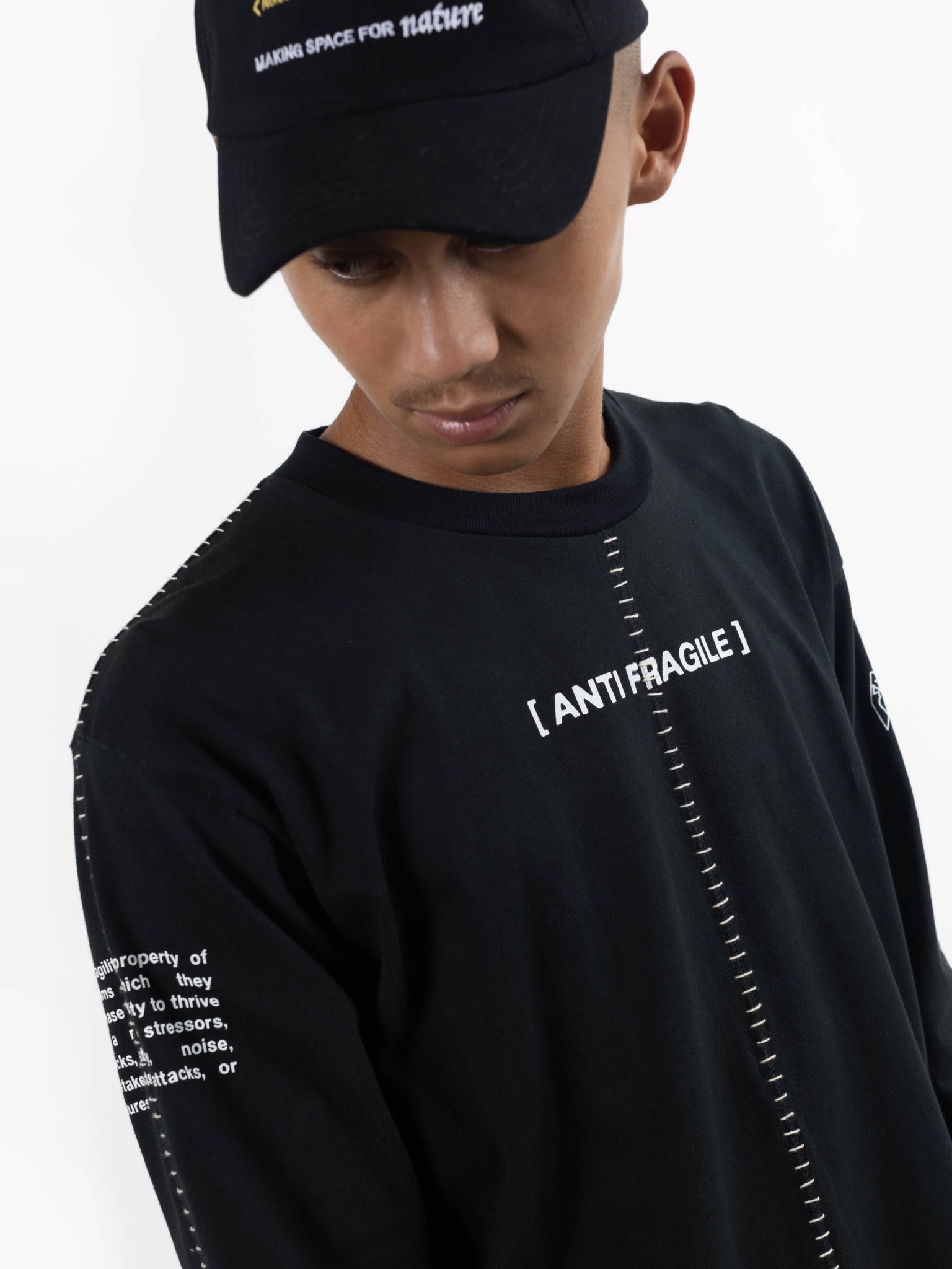 Anti Fragile Long Sleeve T-Shirt Black