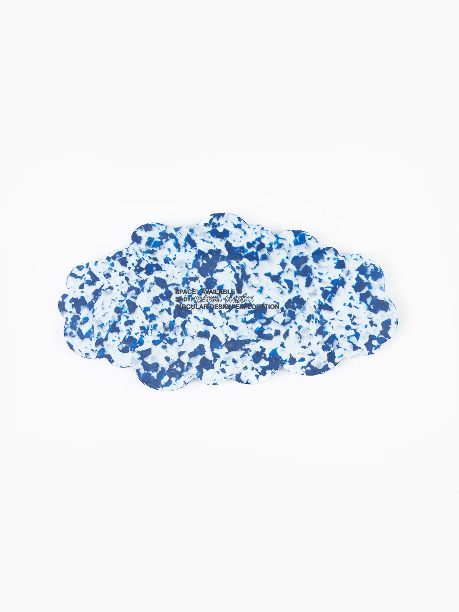 Clouded Desk Tray Blue