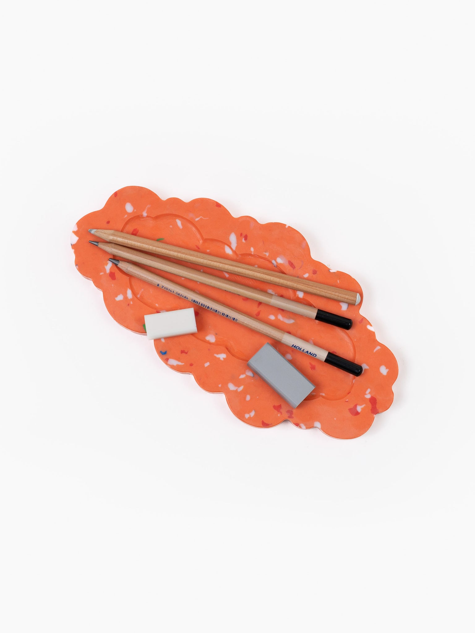 Clouded Desk Tray Orange