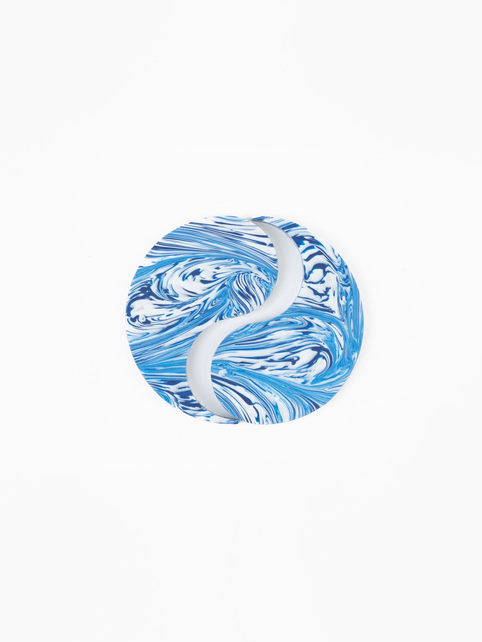Dualism Recycled Plastic Coasters Set of 4 Blue