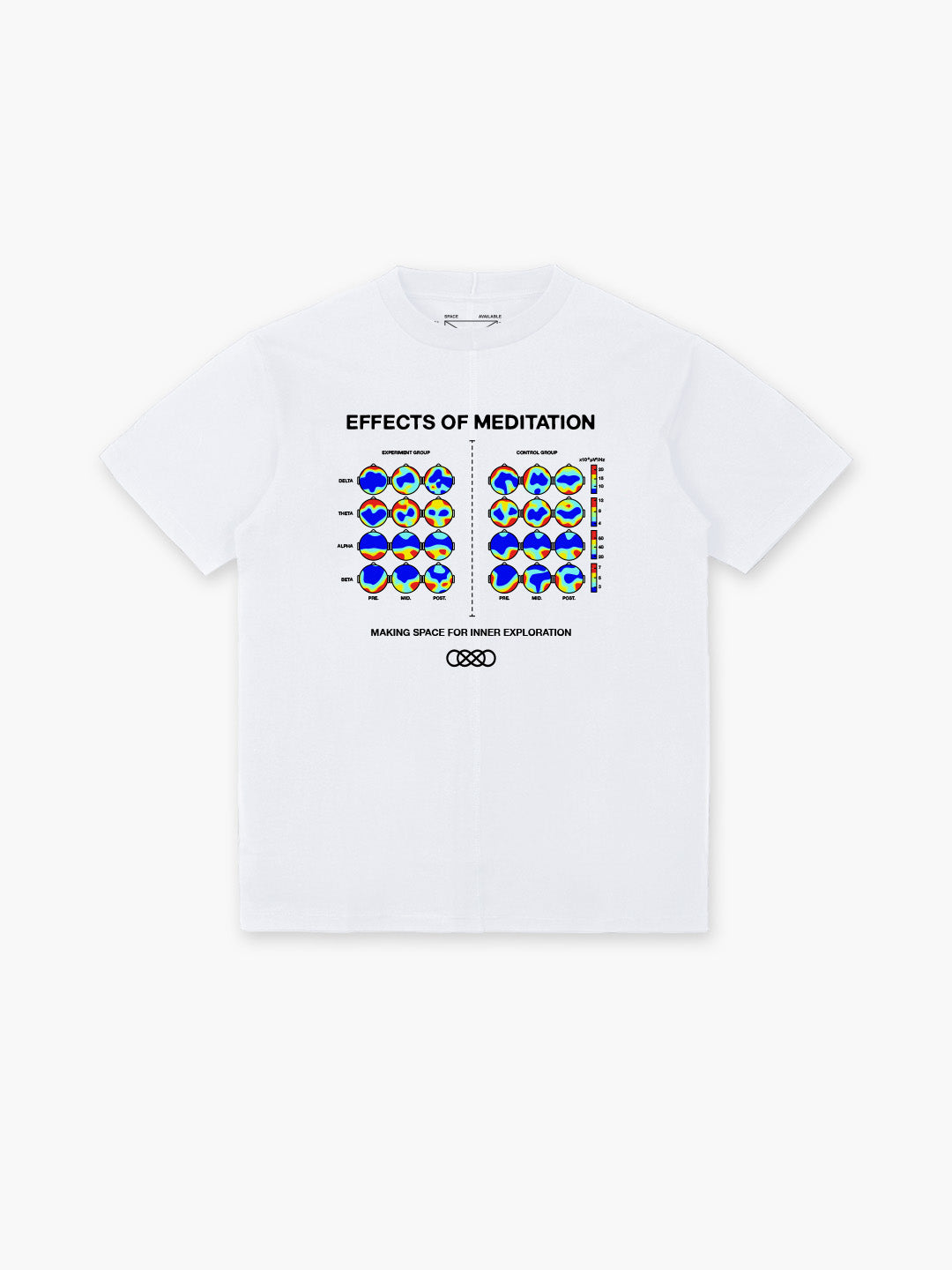 Effects of Meditation T-Shirt White
