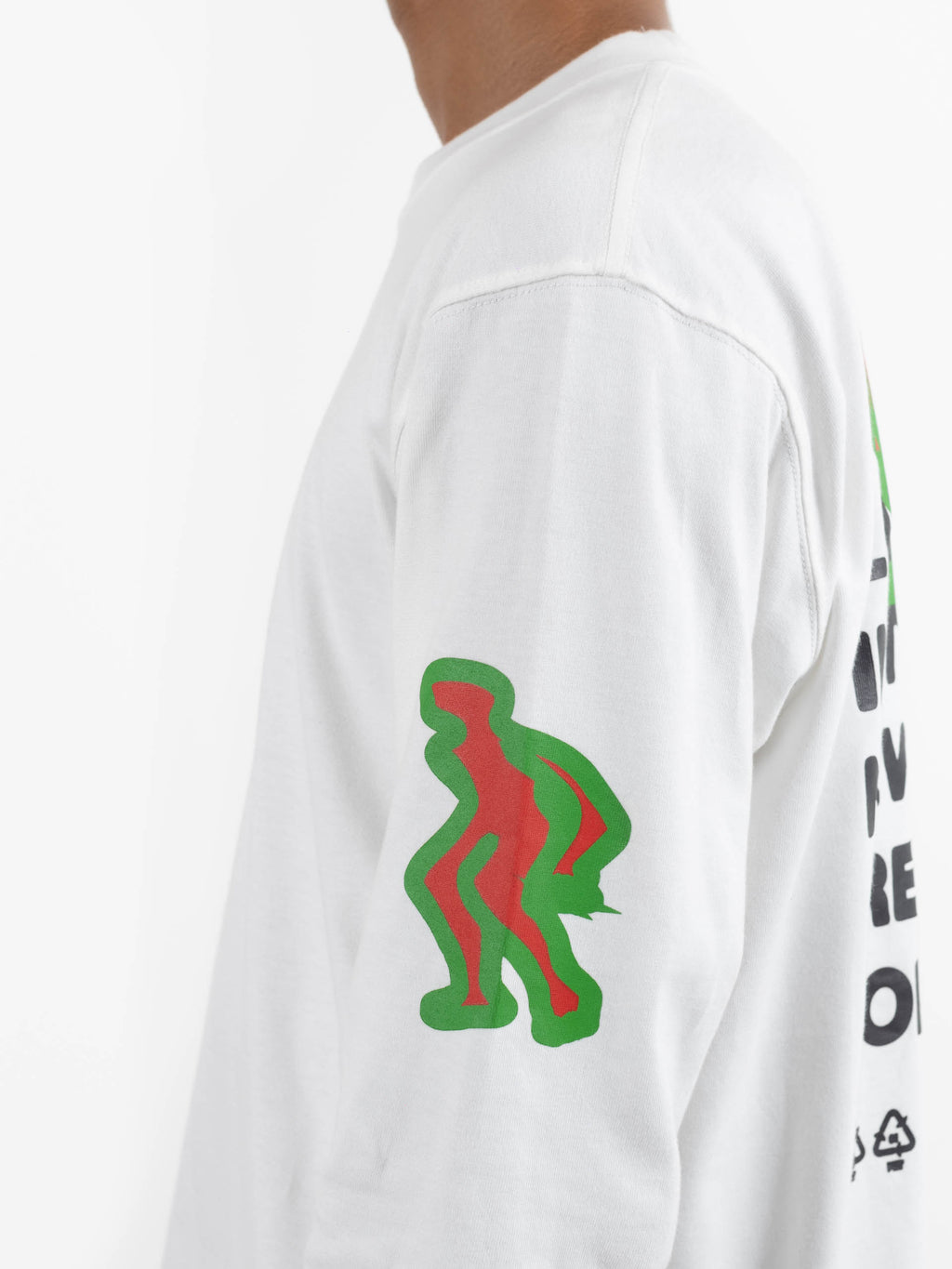 New Green World Long Sleeve T-Shirt White