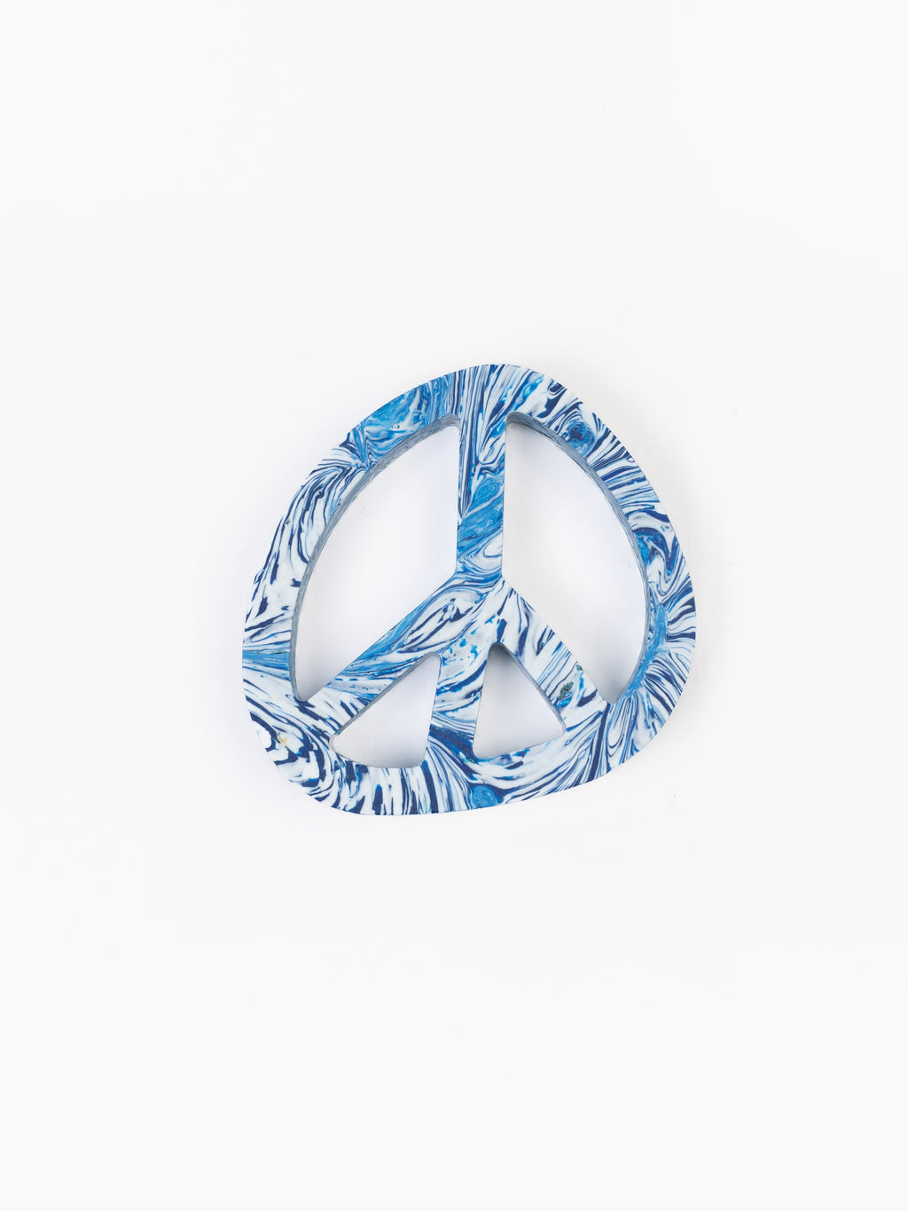 Peace on Earth Coaster Set of 2 Blue