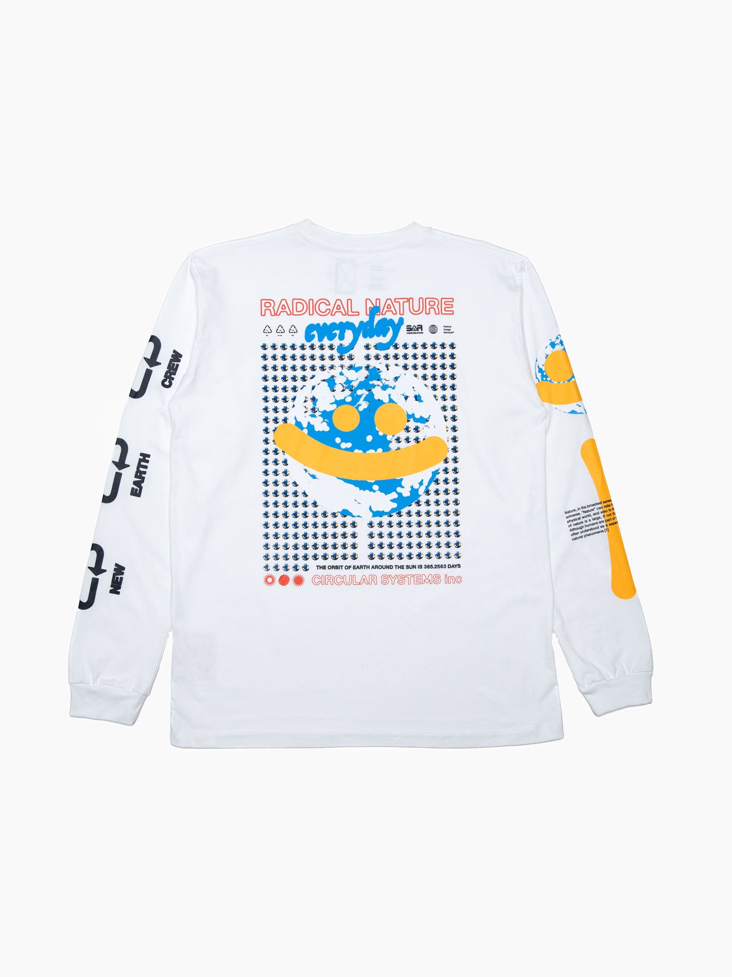 Radical Nature Now Long Sleeve T-shirt White