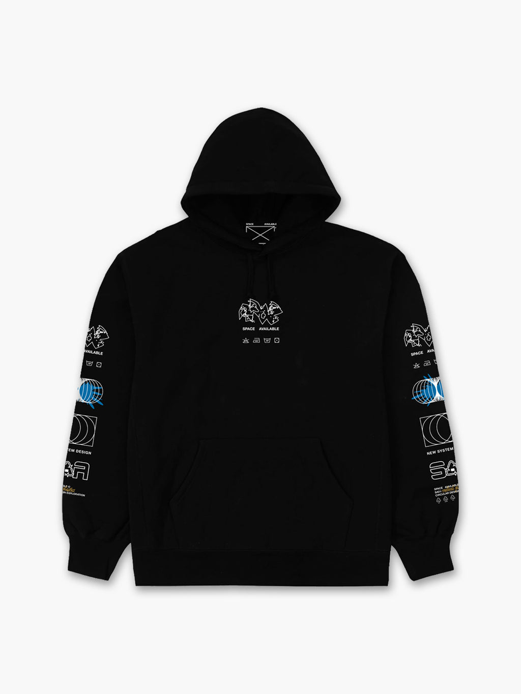 System Hoodie Black