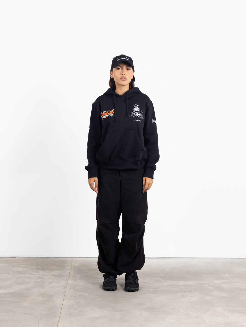 Utopian Architecture Hoodie Black